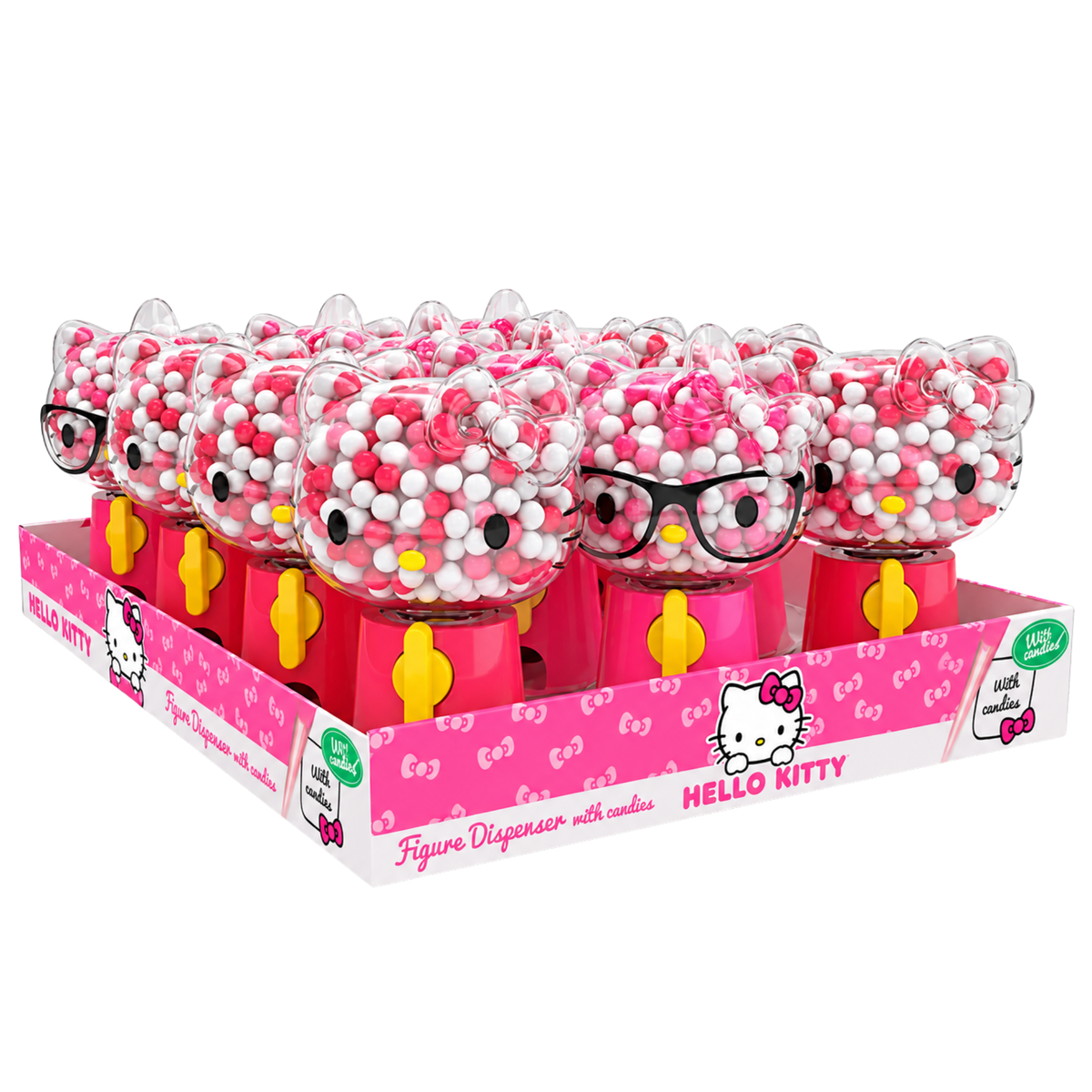 Hello Kitty Funky Heads Fruit Gummies 12 x 75g