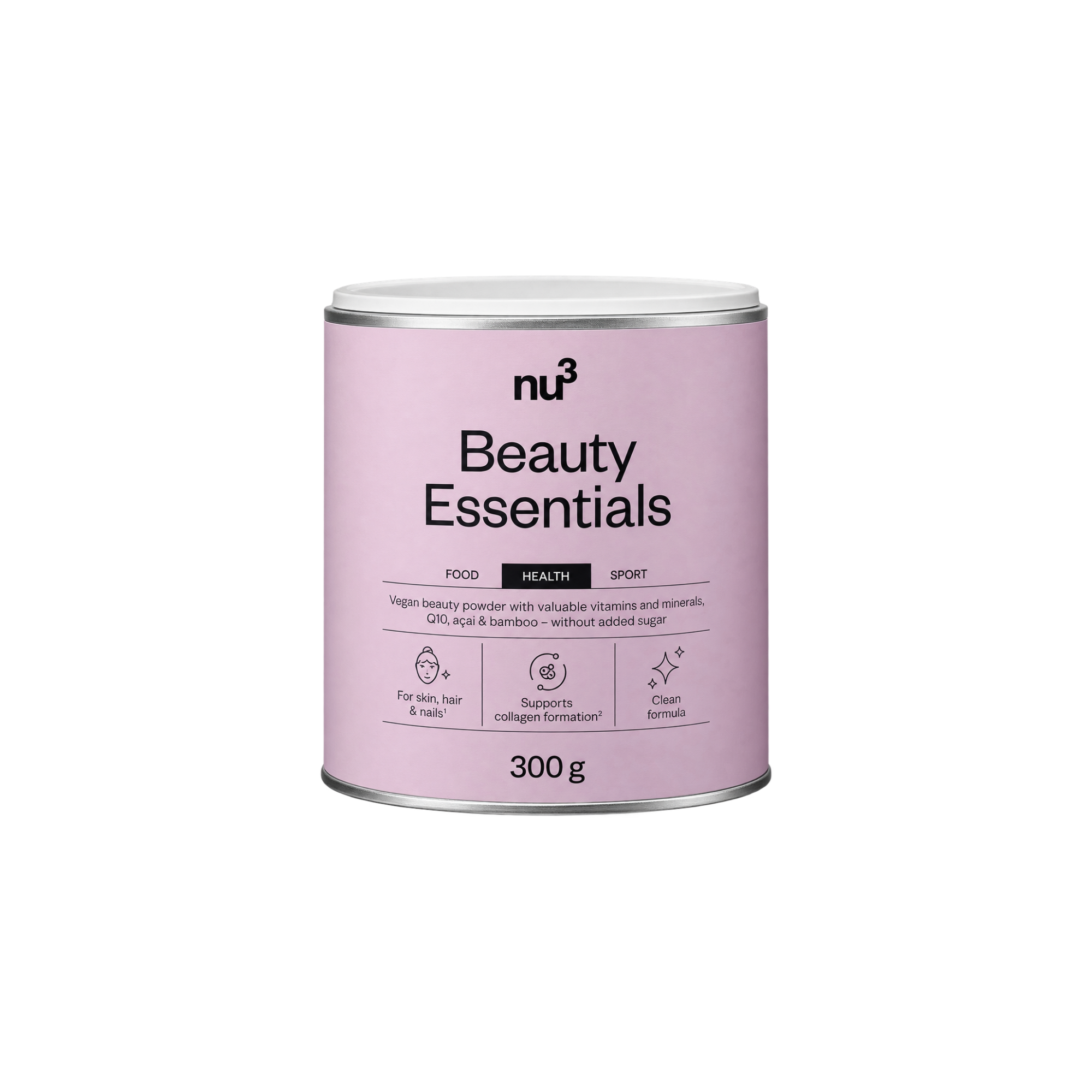 nu3 Beauty Essentials Powder - Berry 300g