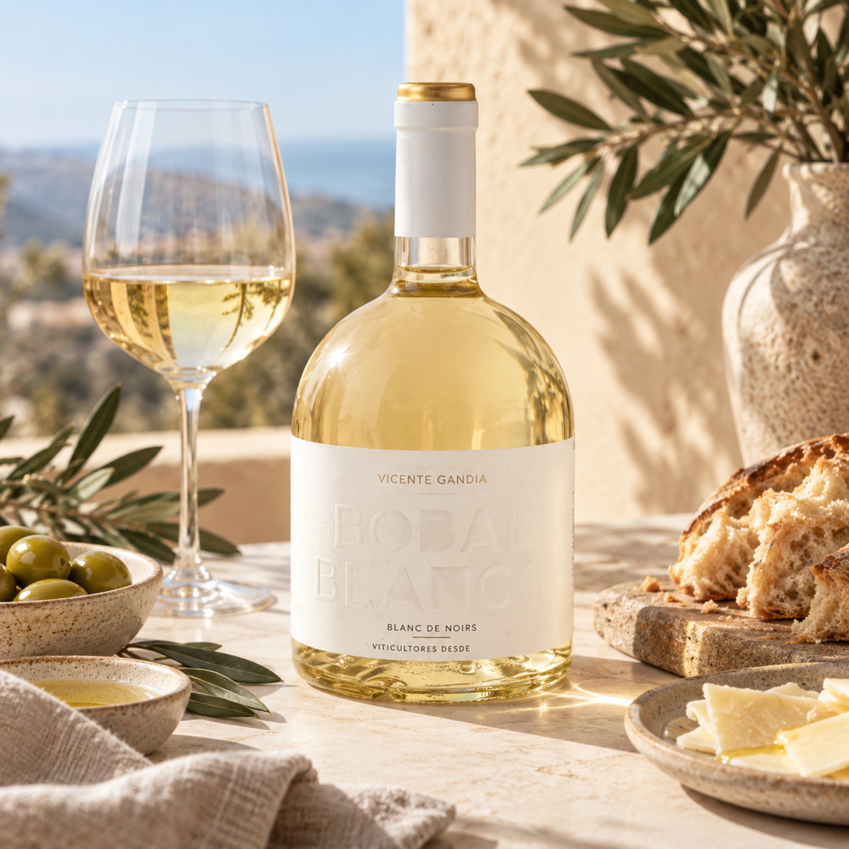 Spanish white wine Vicente Gandía Bobal Blanco - 750ml