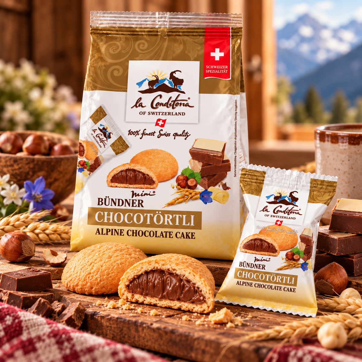 Mini Bündner Chocotörtli 114g