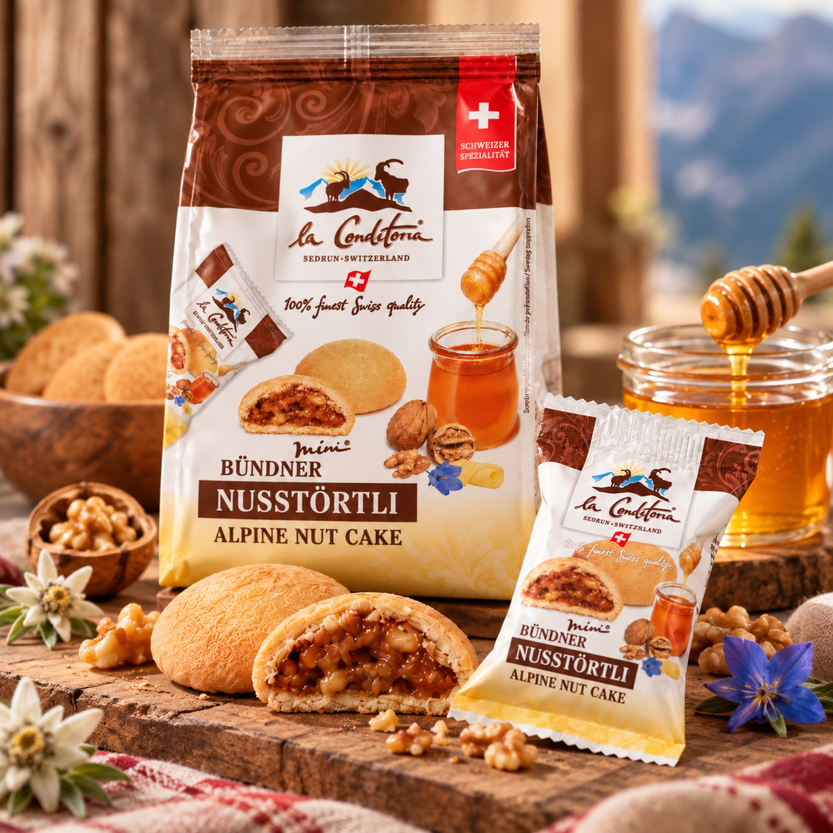 Mini Bündner Nusstörtli 114g