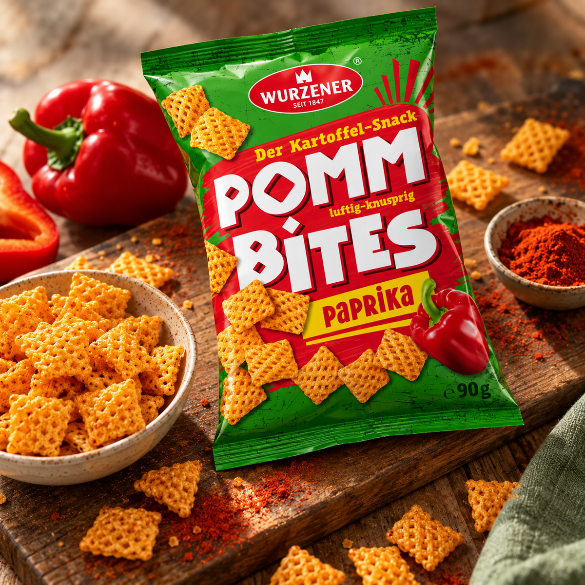 PommBites Paprika 90g