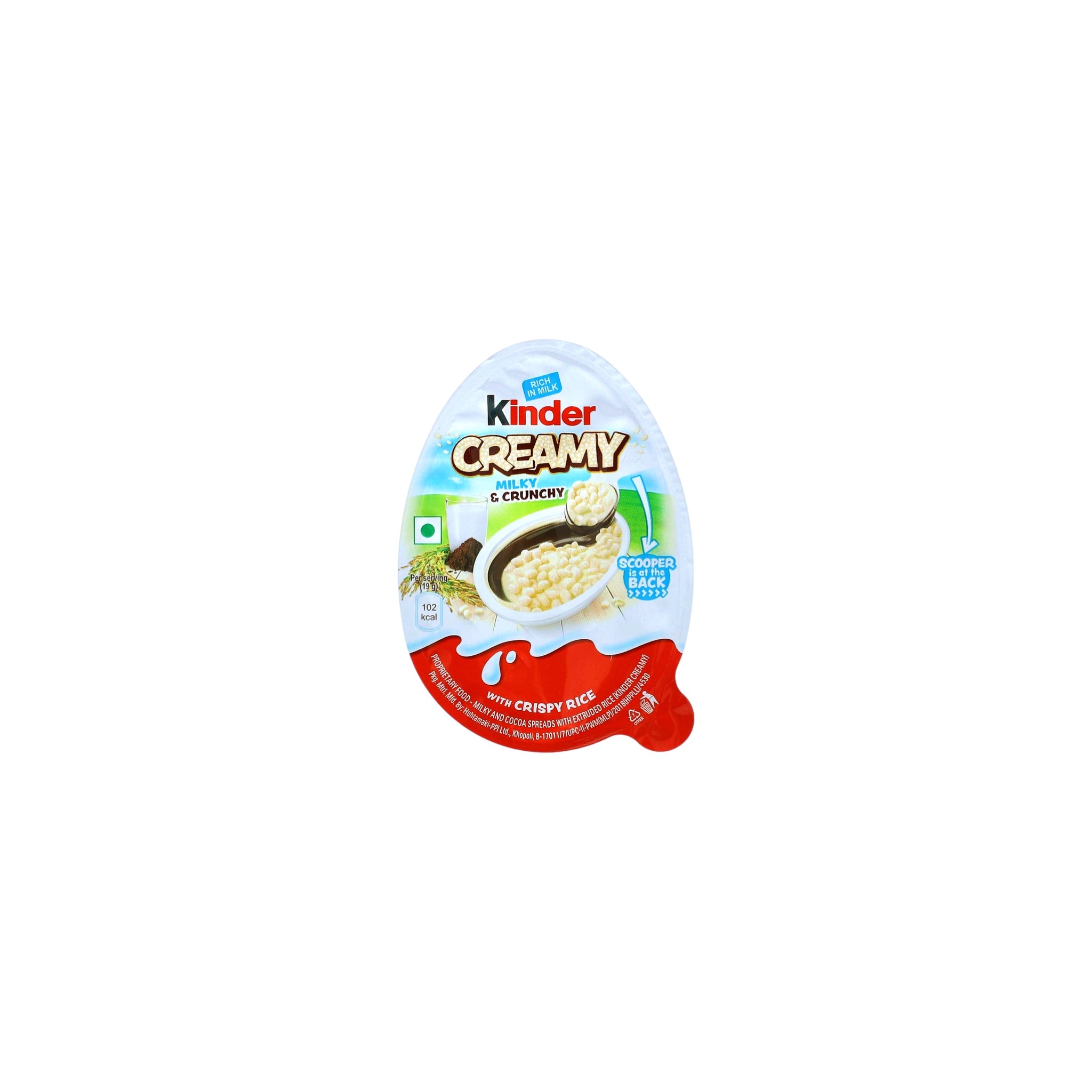Kinder Creamy Milky & Crunchy 19g
