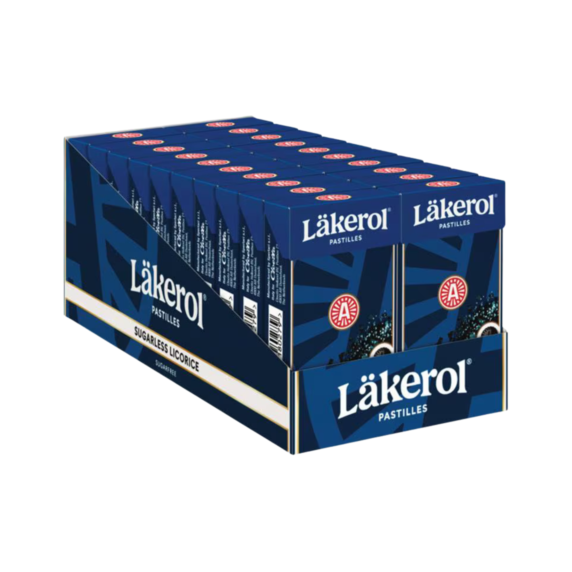 Läkerol Sugarless Licorice 20 x 27g