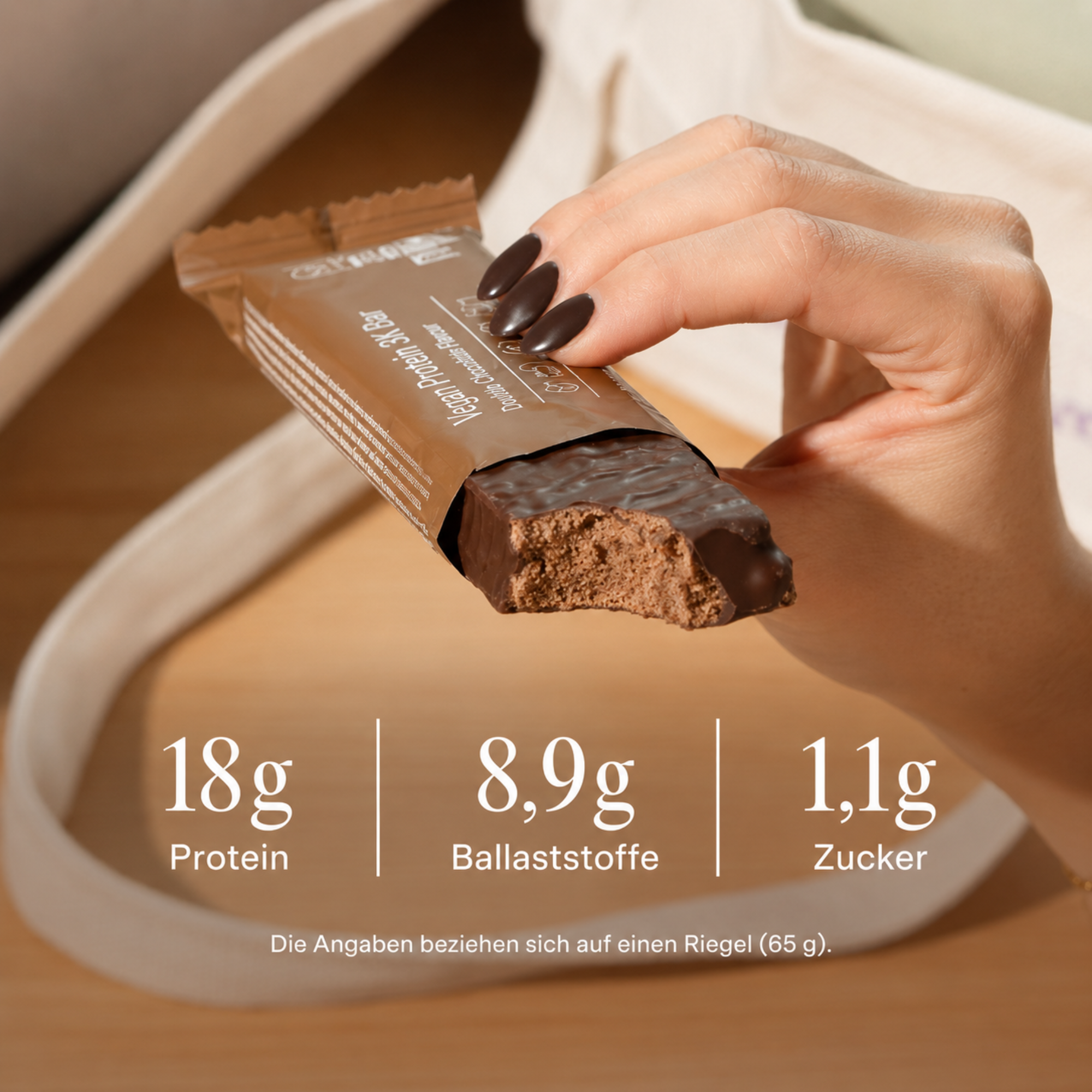 Barre Protéinée Vegan 3K - Brownie Noisette 55g