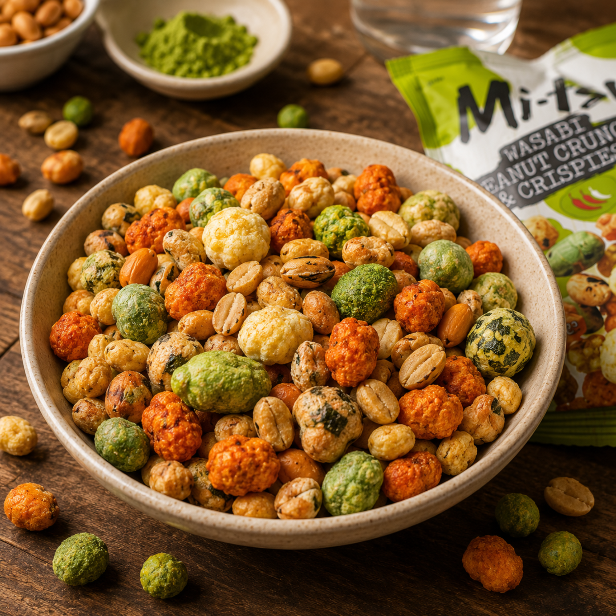 Wasabi Peanut Crunch Crispies 100g