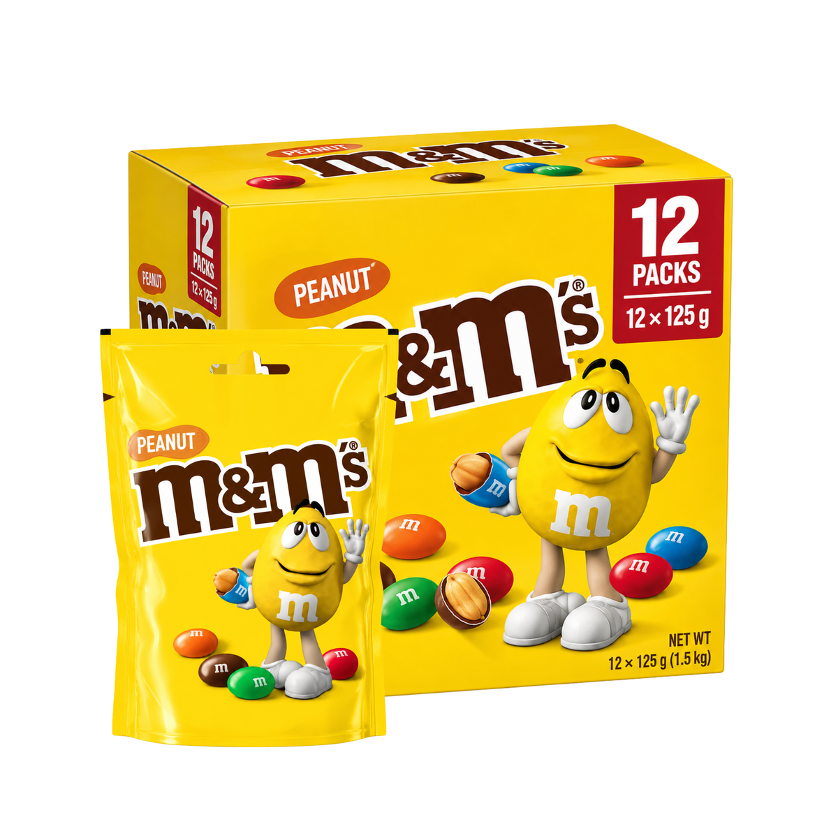 M&M's Peanut 12 x 125g