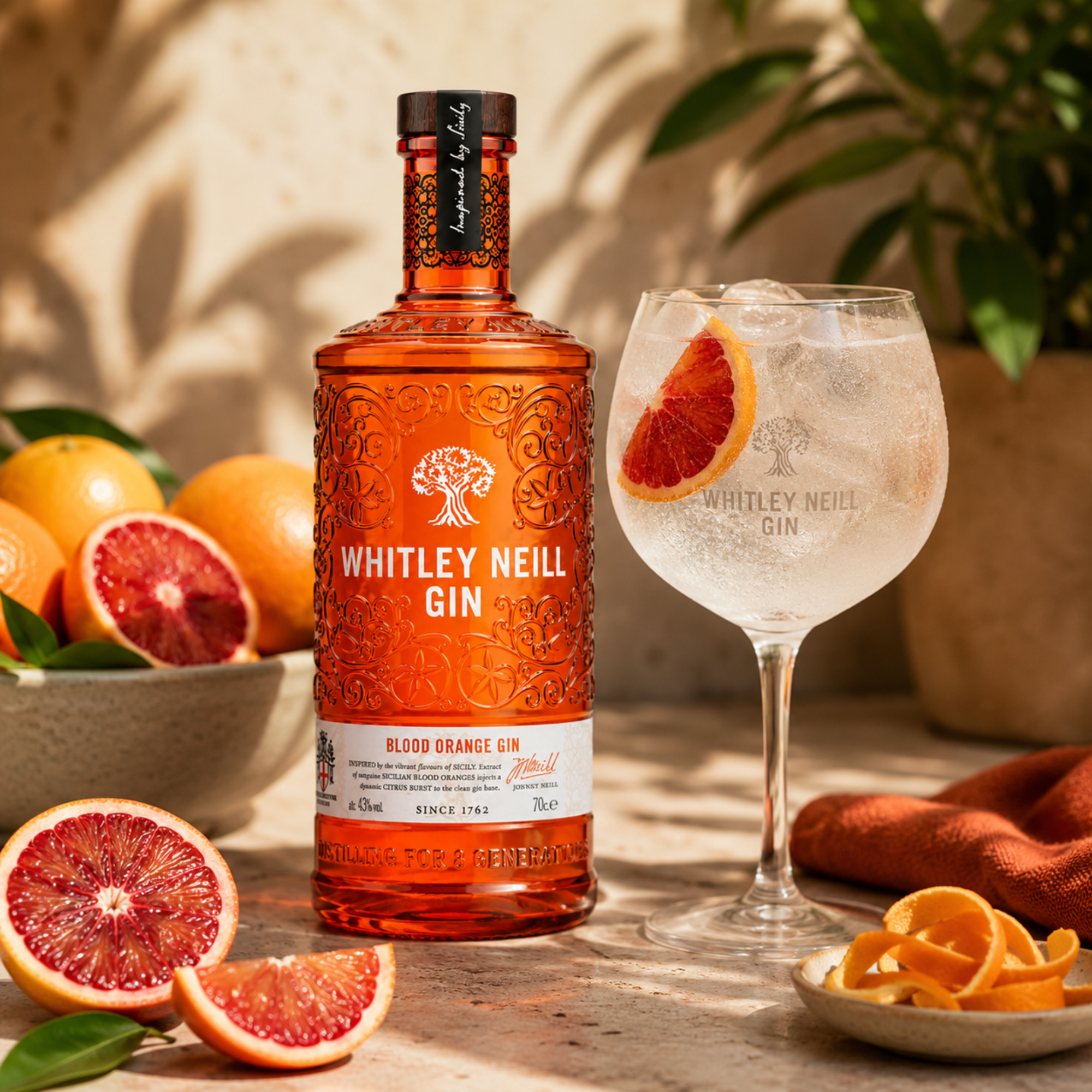 Whitley Neill Blood Orange Gin 41.3% - 700ml