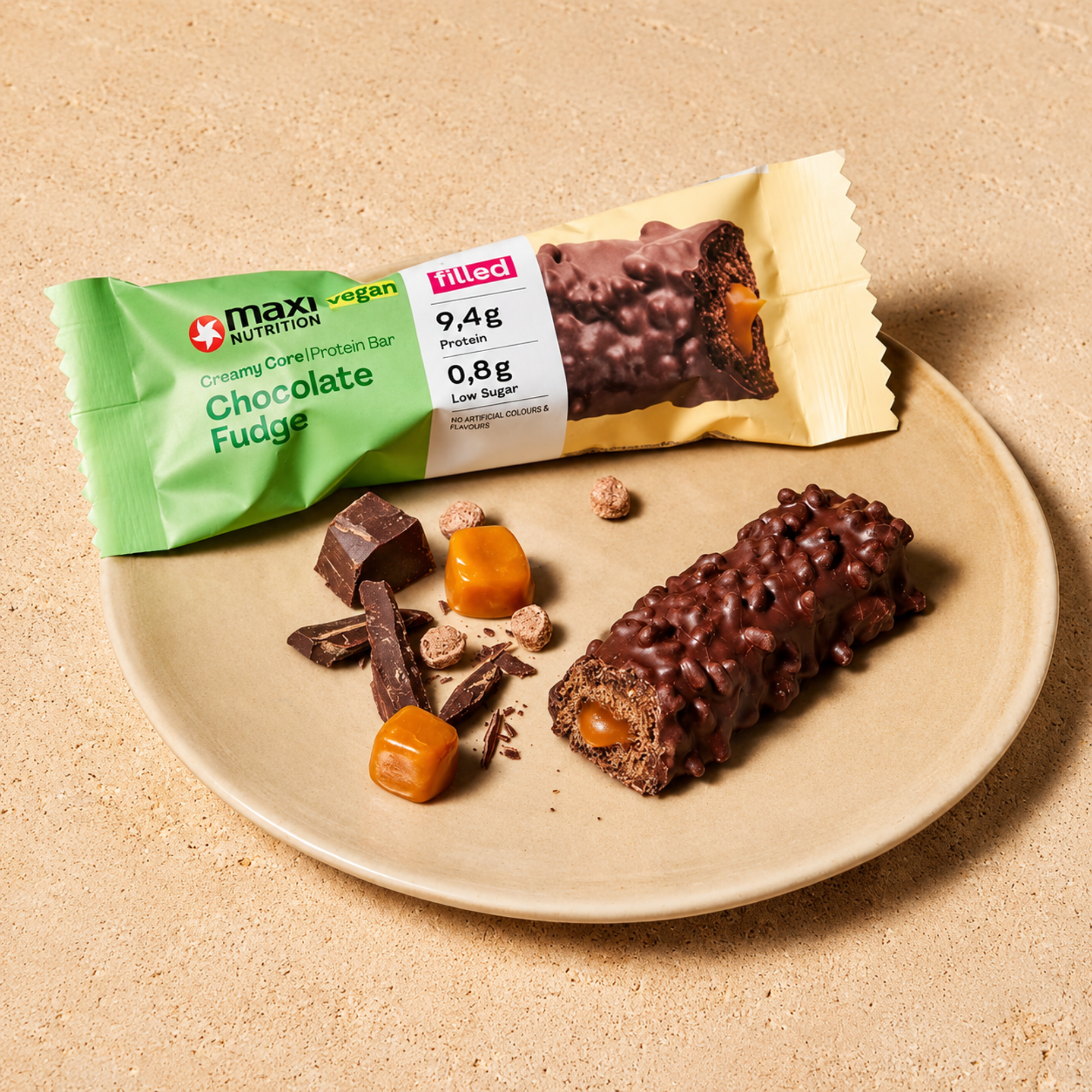 Protein Bar Creamy Core Chocolate Fudge Vegan 45g