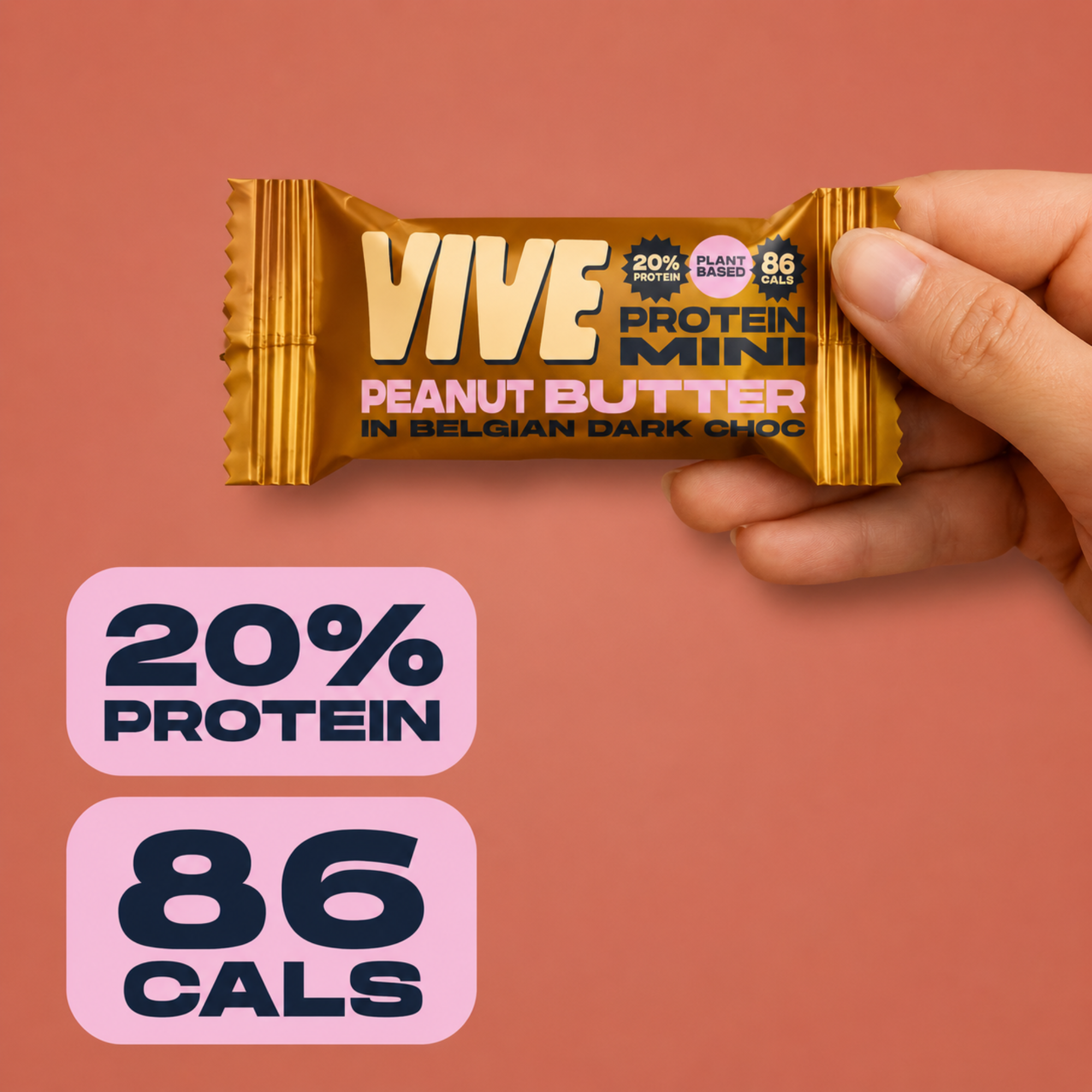 Mini Choco Protein Bar - Peanut Butter Belgian Choco 20g