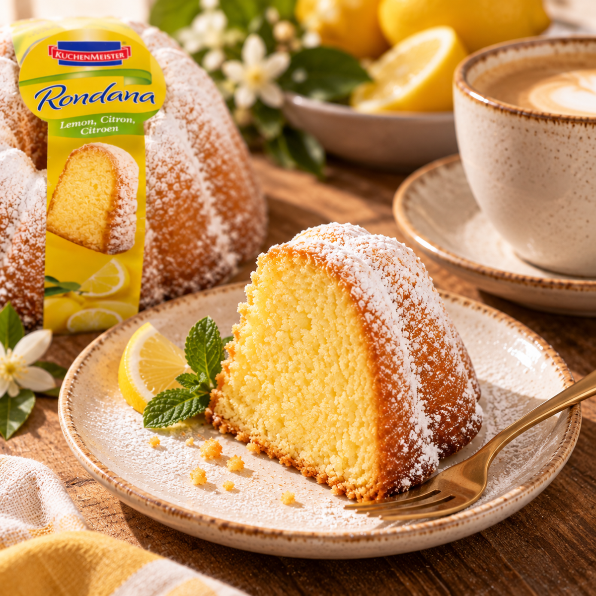 Lemon Mini Bundt Cake 250g