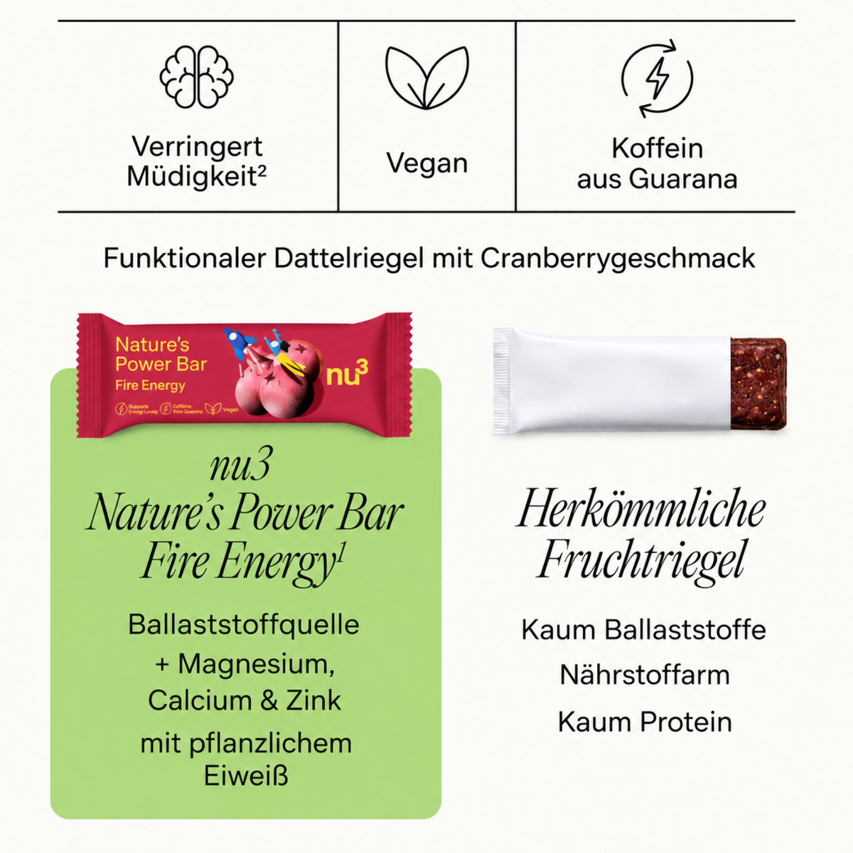 Nature's Power Bar - Fire Energy 40g