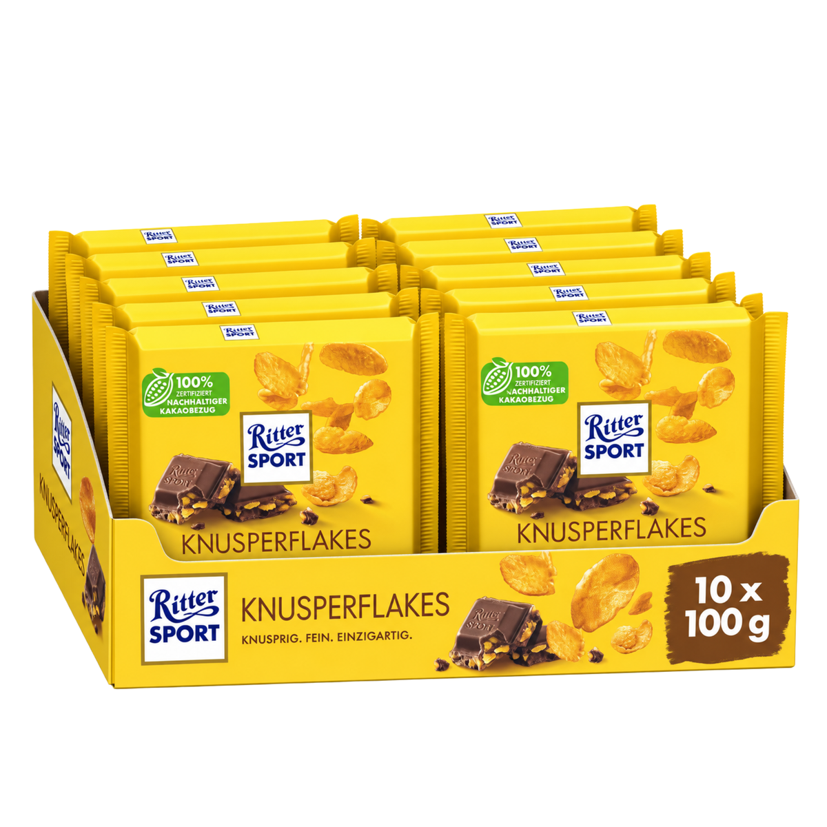 Ritter Sport - Crispy Flakes 10 x 100g