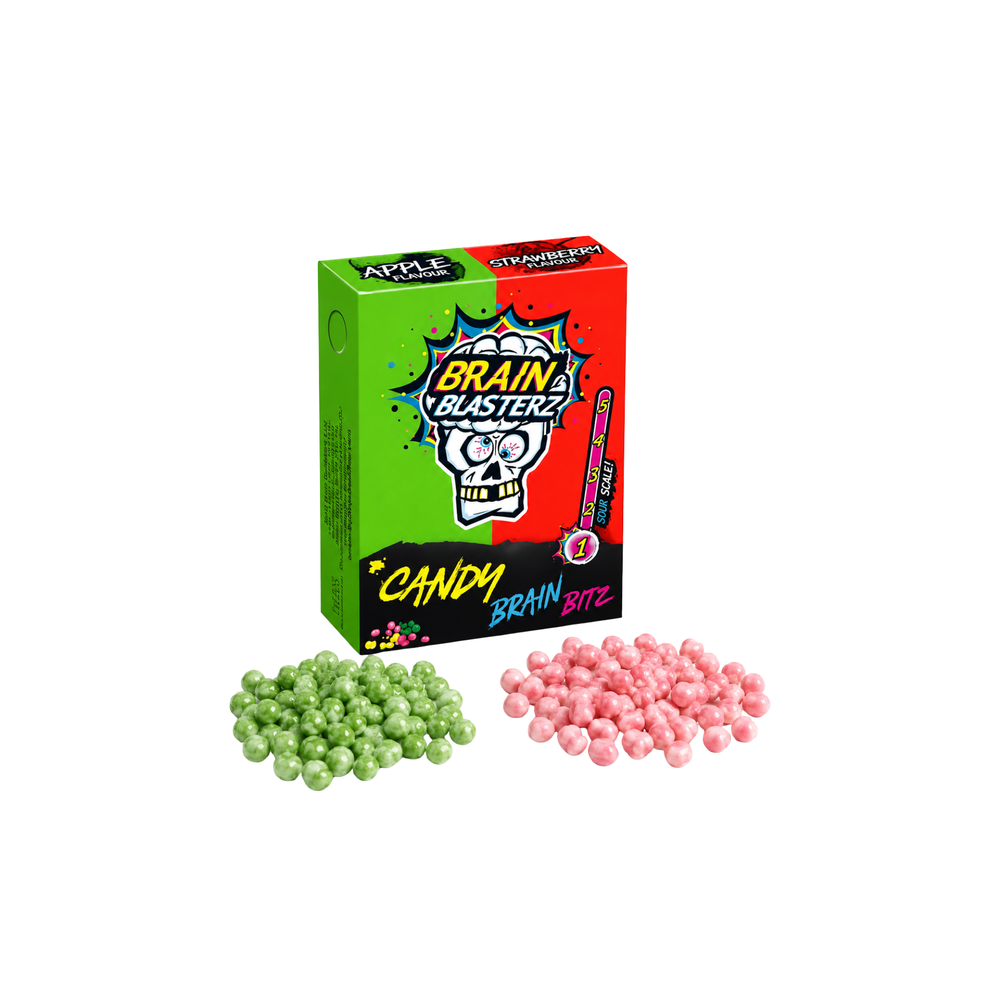Sour Candy Brain Blasterz - Apple Strawberry 45g