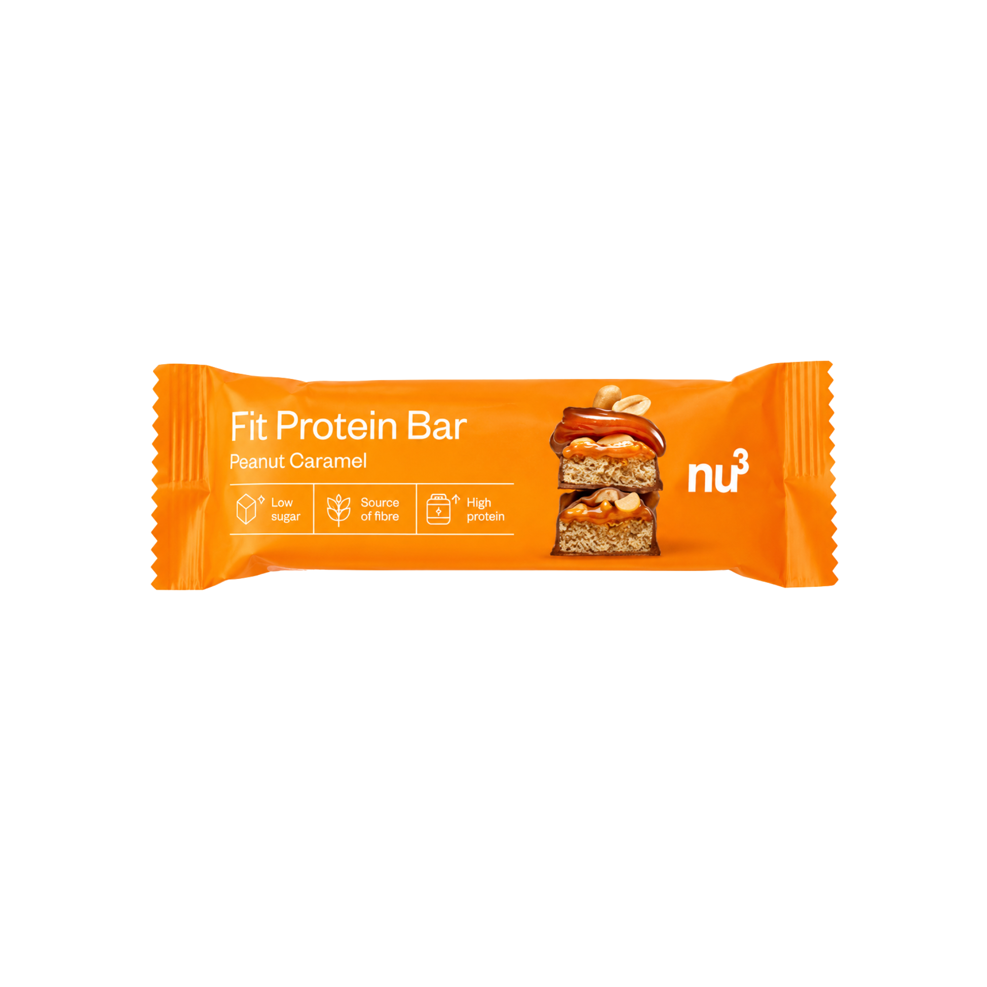 nu3 Fit Protein Bar - Peanut Caramel 55g