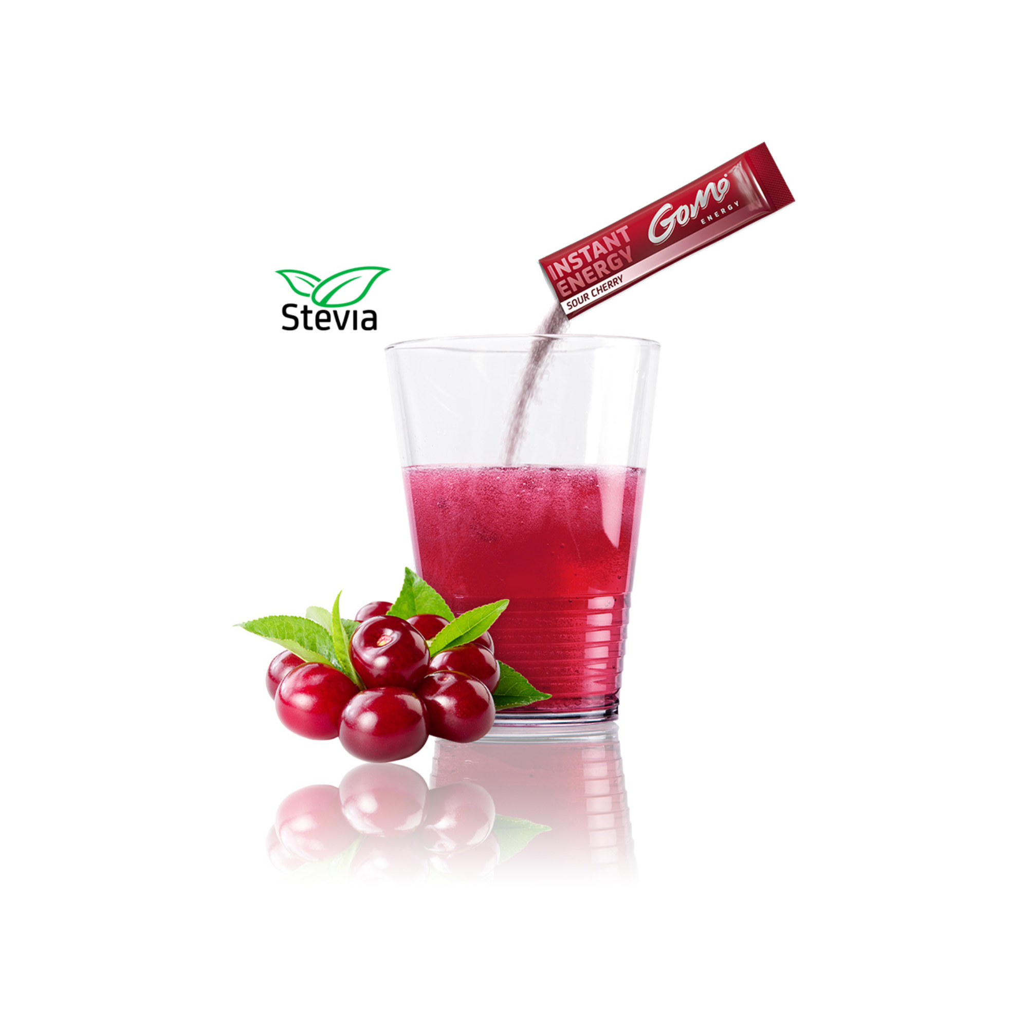Energy Vitality Drink Sour Cherry - Sticks 30 Servings