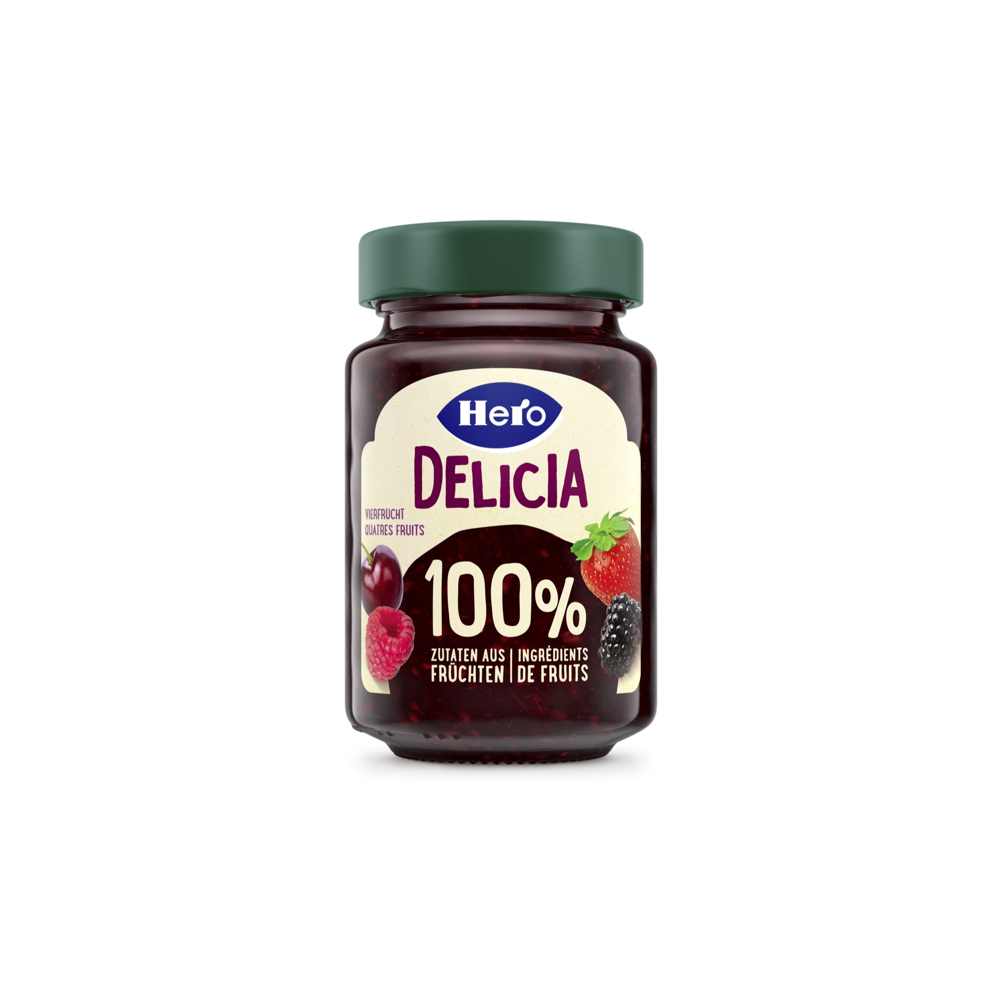 Hero Delicia Konfitüre 100% Vierfrucht 280g