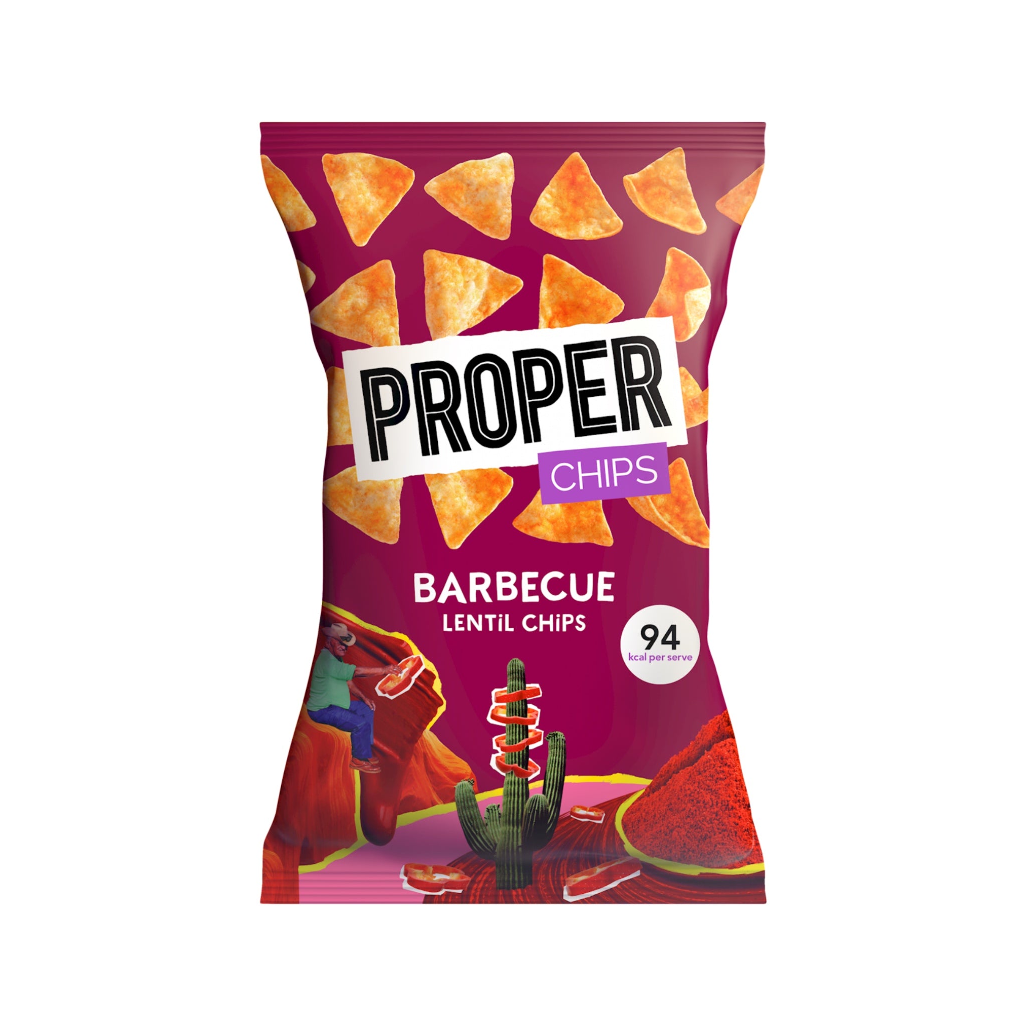 Linsen Chips Barbecue 85g