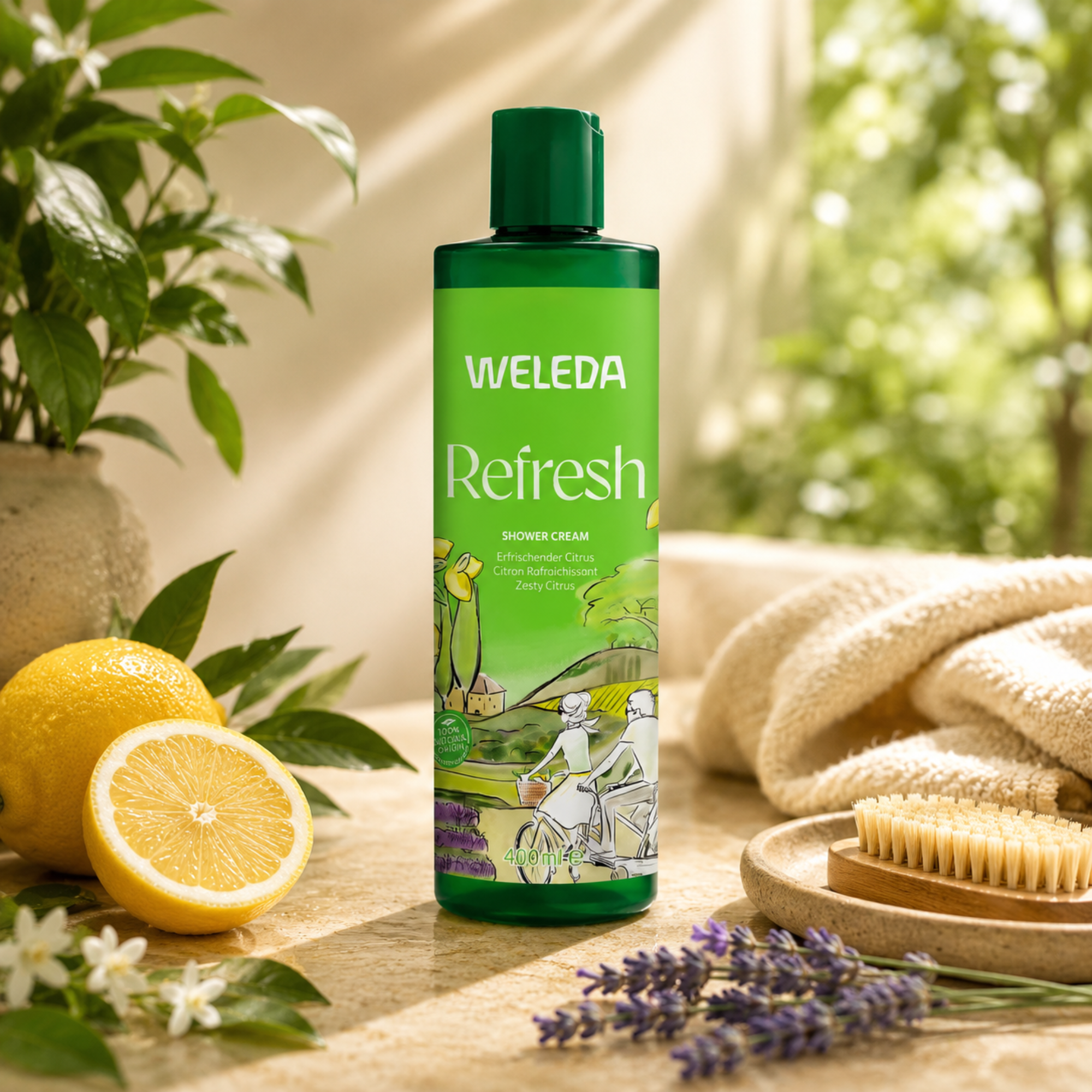 Refresh Shower Cream Citrus Organic 400ml