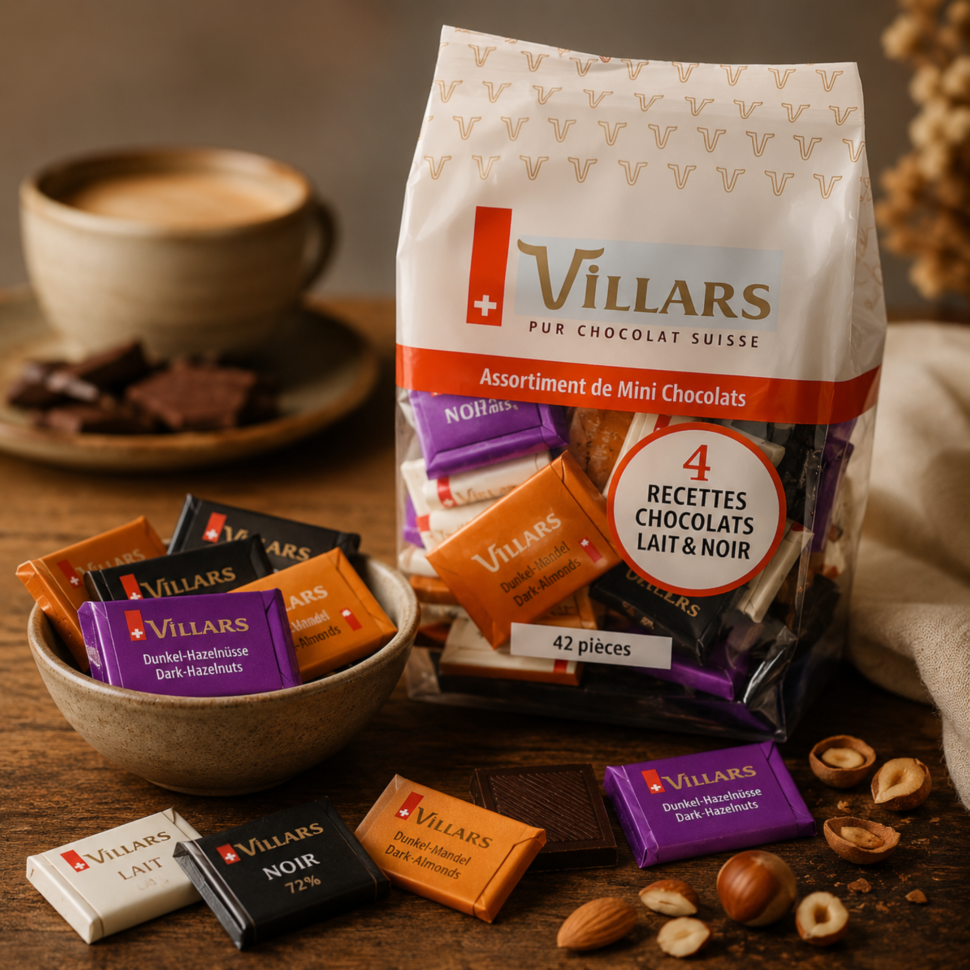 Mini-Schokoladen assortiert 250g