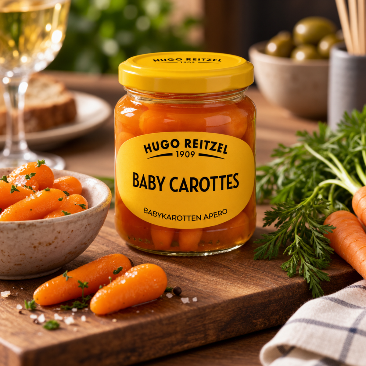 Babykarotten in Essig 95g