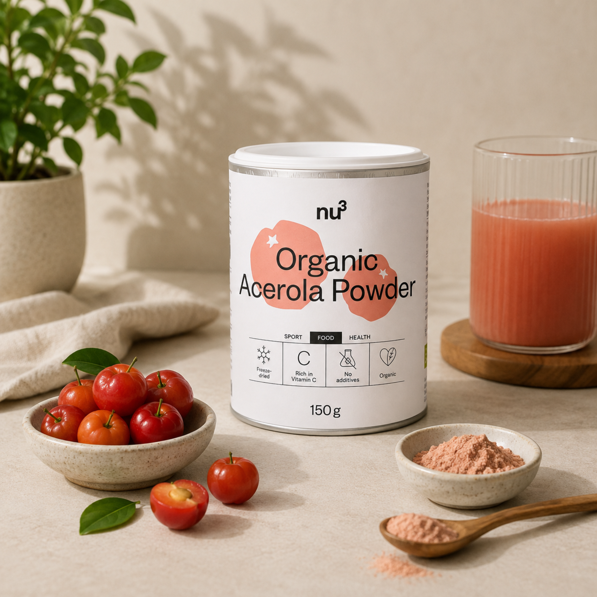 nu3 Acerola en poudre Bio 150g