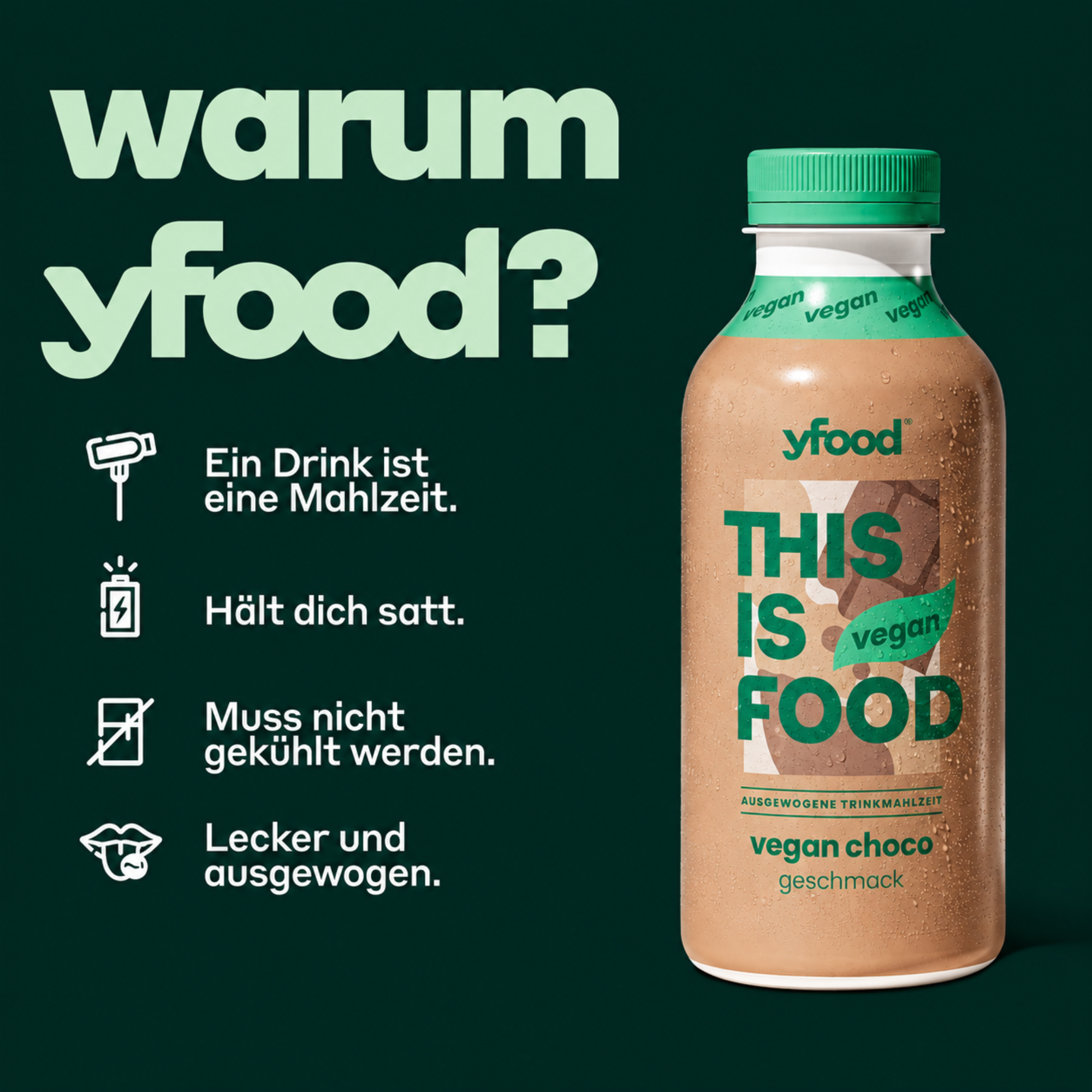 Trinkmahlzeit Vegan Choco 500ml