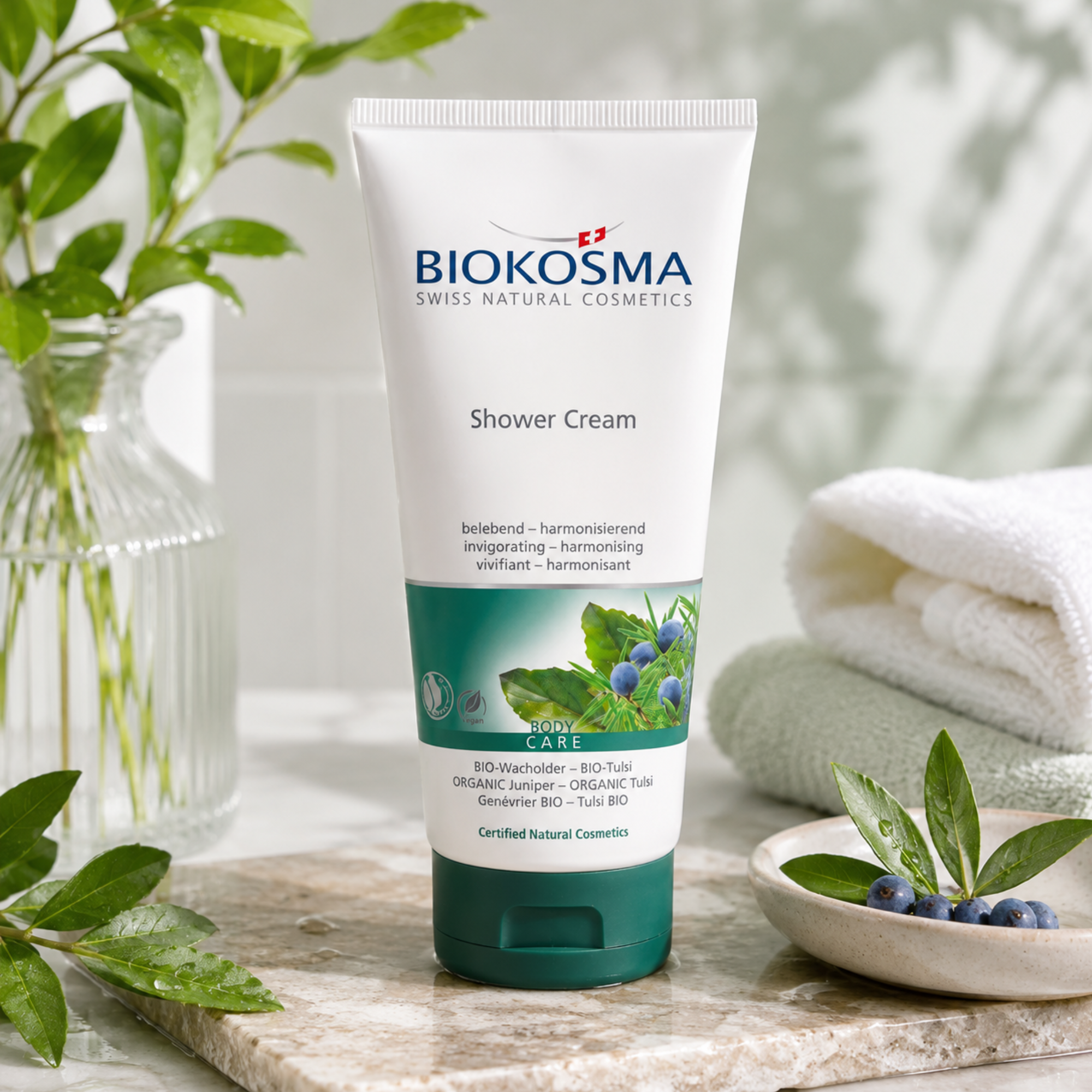 Crème de douche Genévrier bio & Tulsi bio 200ml