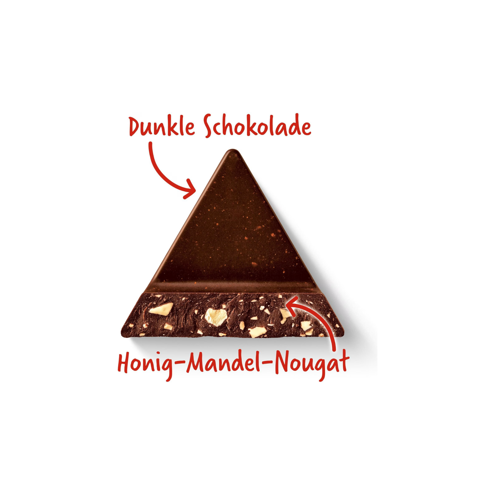 Toblerone Dark mit Honig und Mandel-Nougat 360g