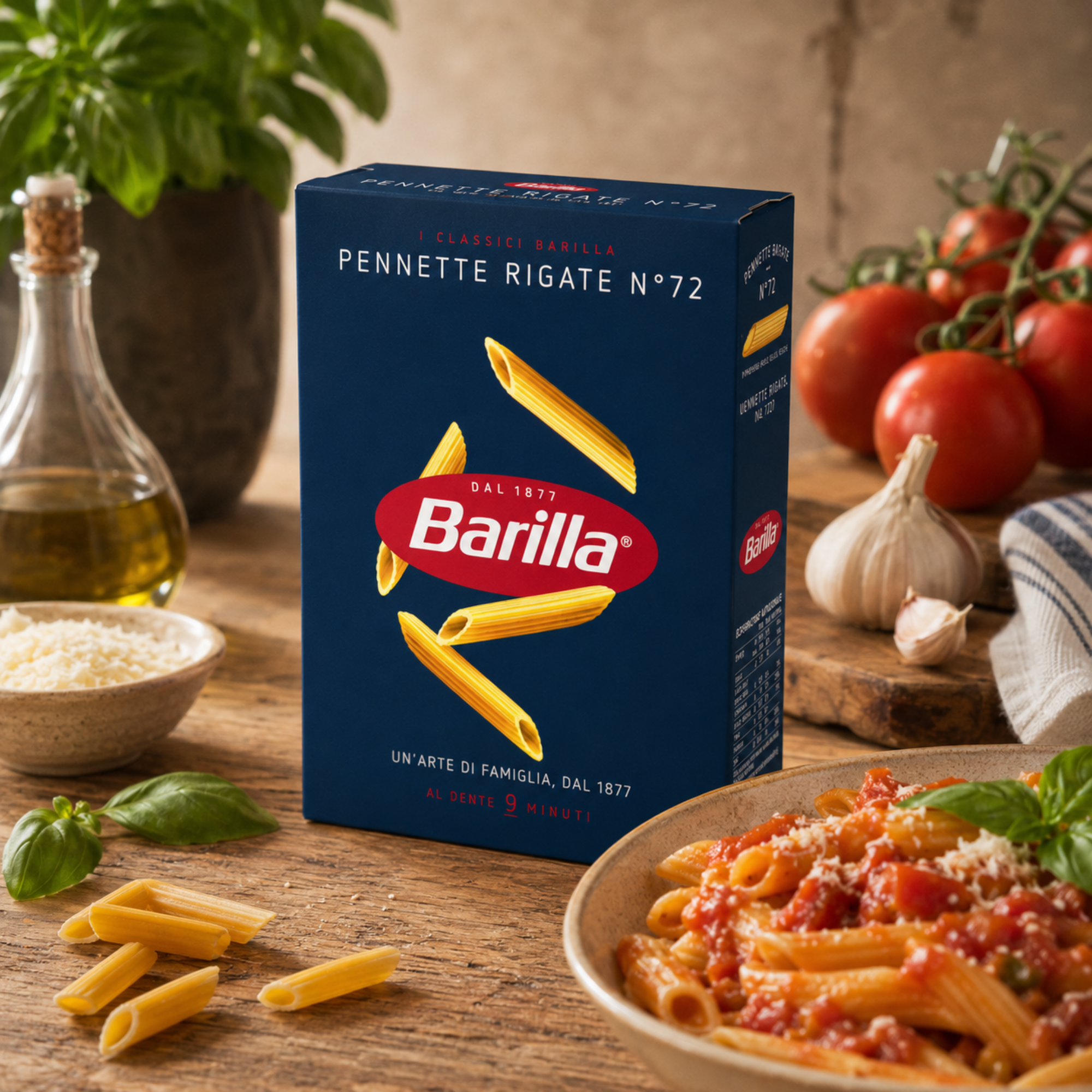 Barilla Pennette Rigate No. 72 - 500g