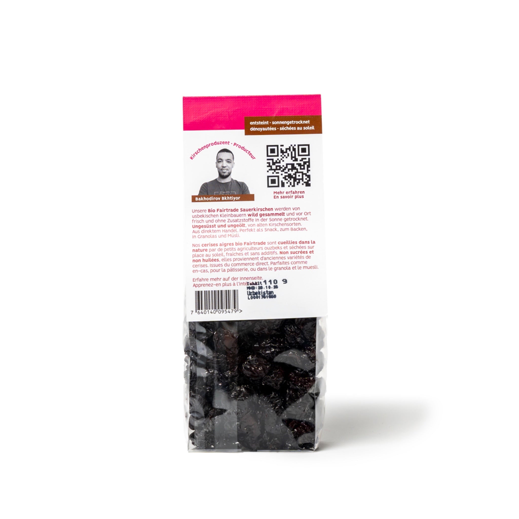 Wilde Sauerkirschen entsteint Bio & Fair 110g