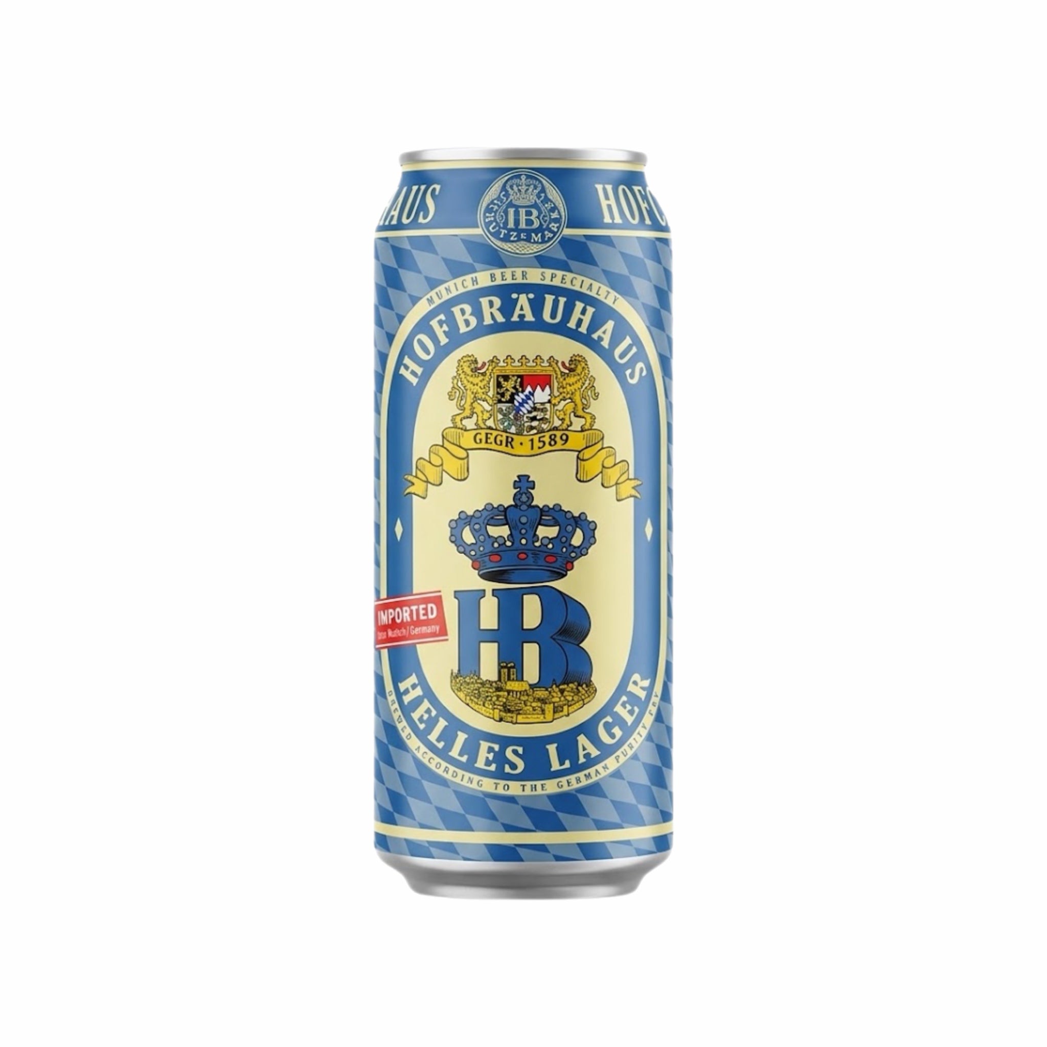 Hofbräuhaus Bier - Lager Blonde 4 x 500ml