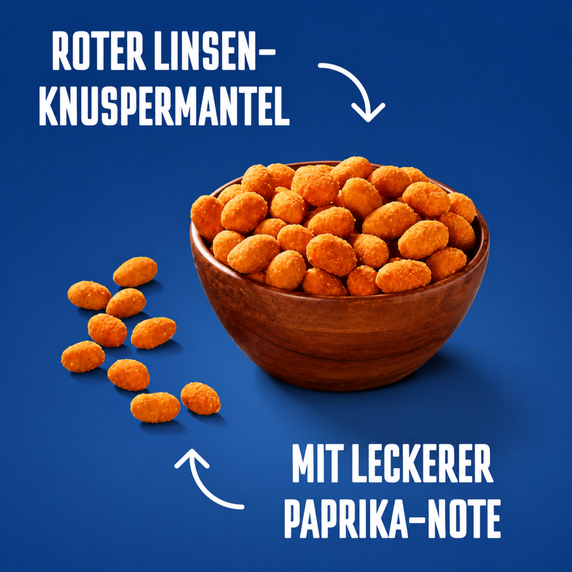 Crackets de lentilles paprika 110g