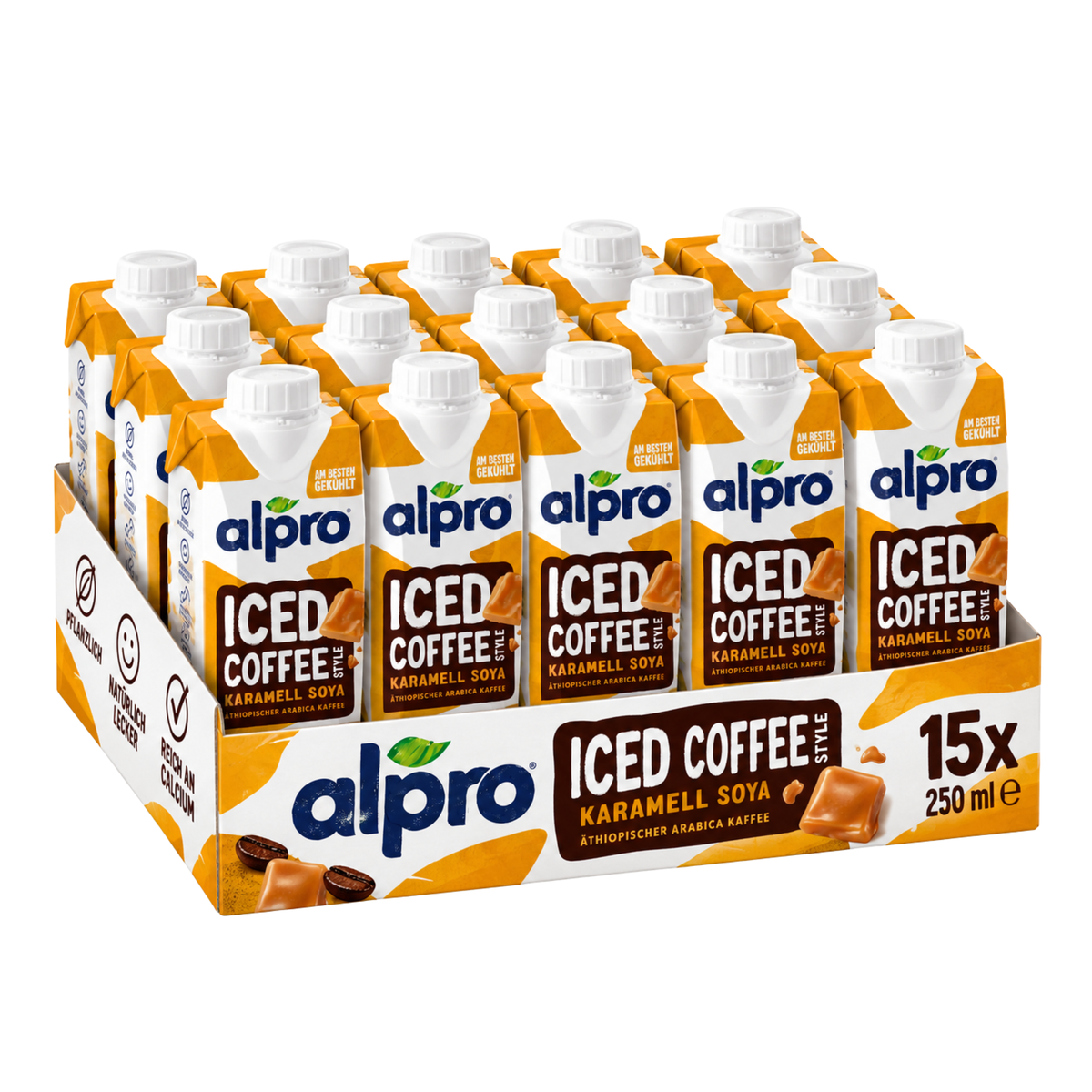 Alpro Iced Coffee Soja Caramel 15 x 250ml