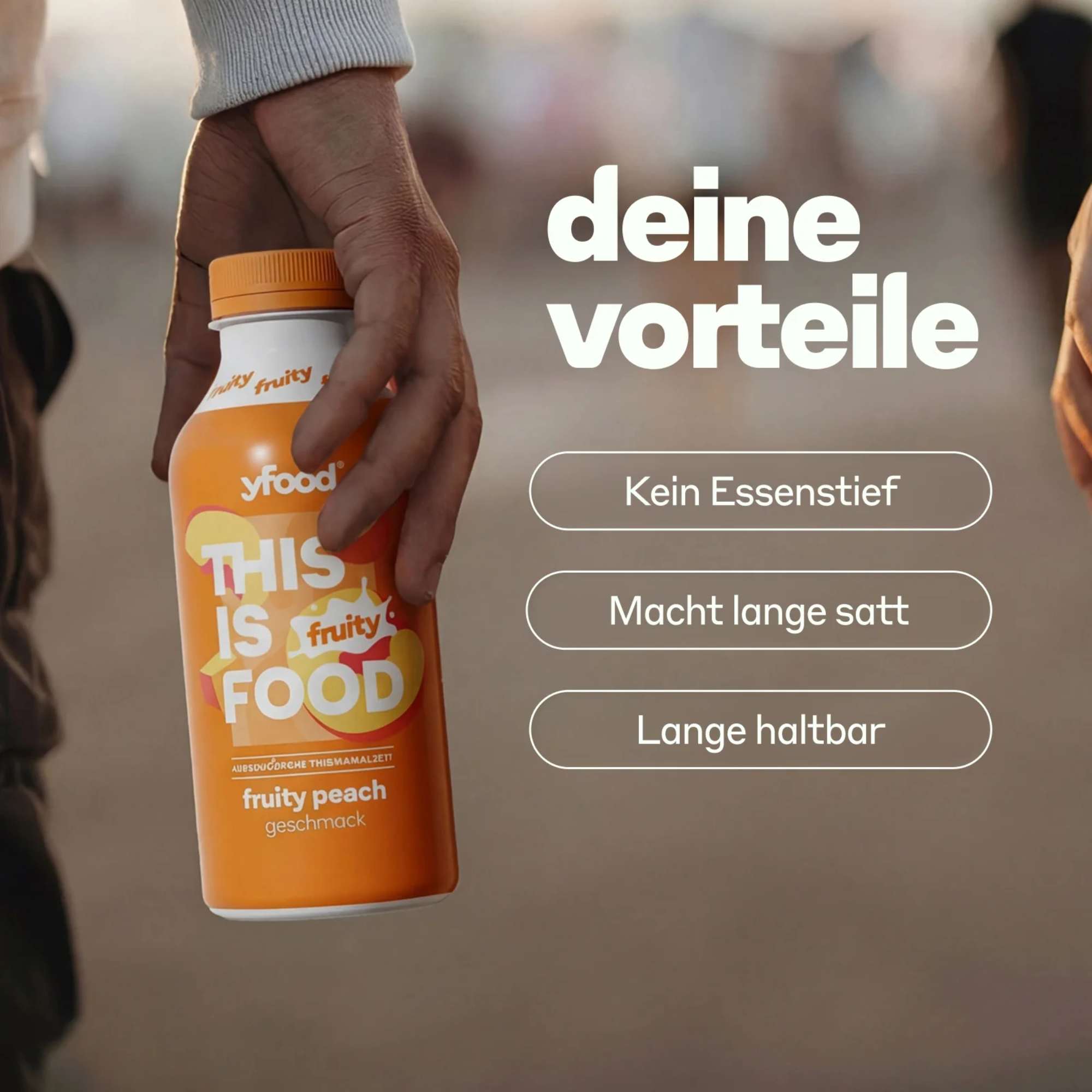 Trinkmahlzeit Fruity Peach 500ml