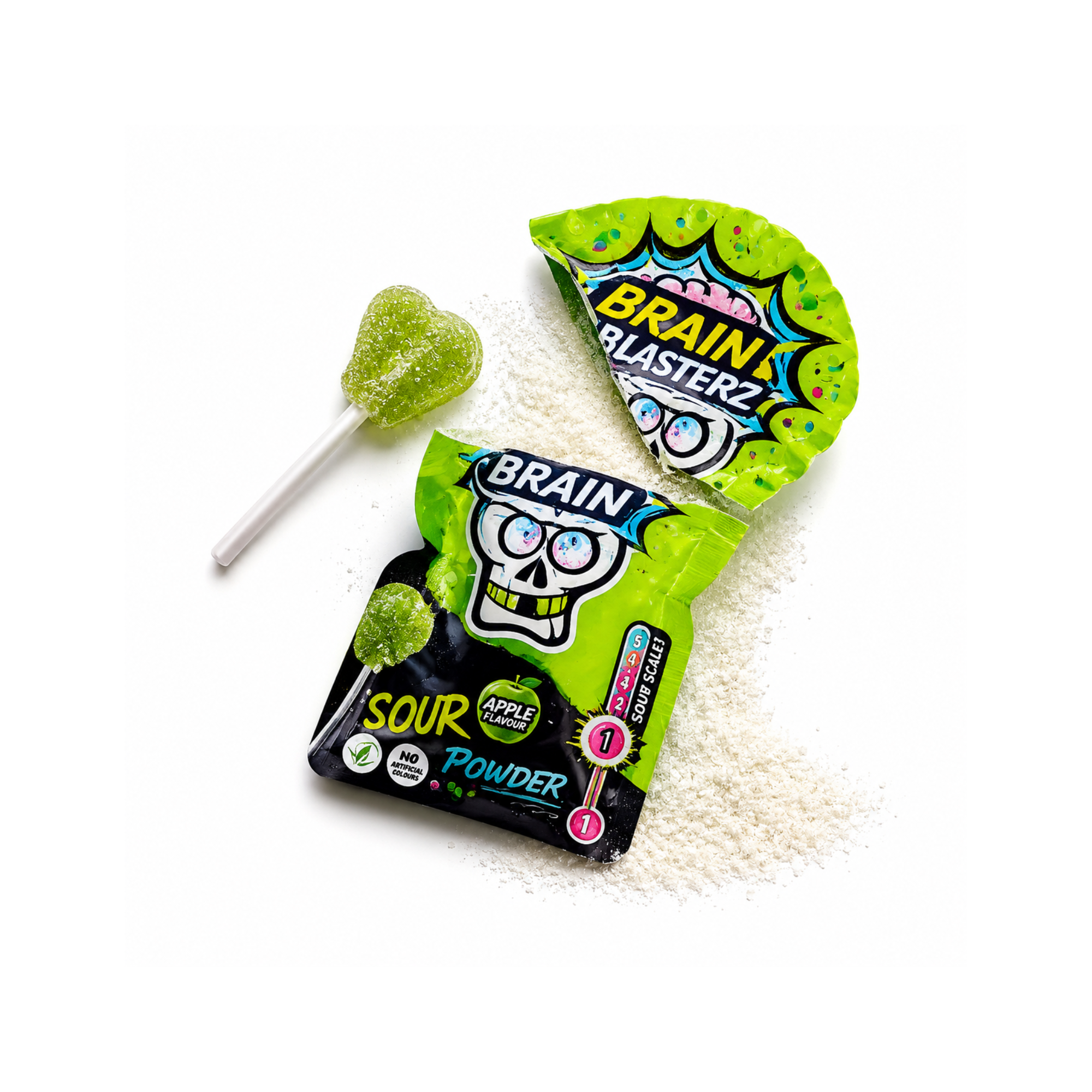 Brain Blasterz Lolly - Apple 10g