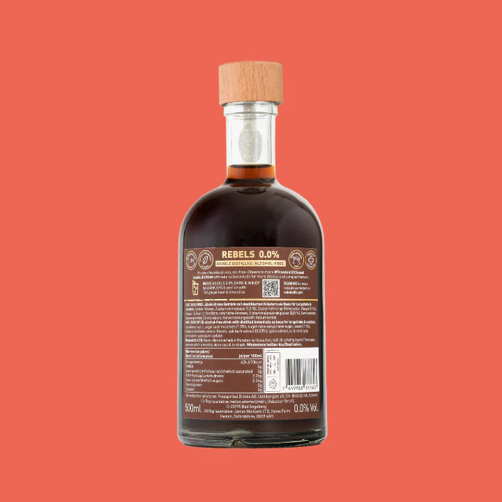 Alternative au rhum Dark Spice sans alcool 500 ml