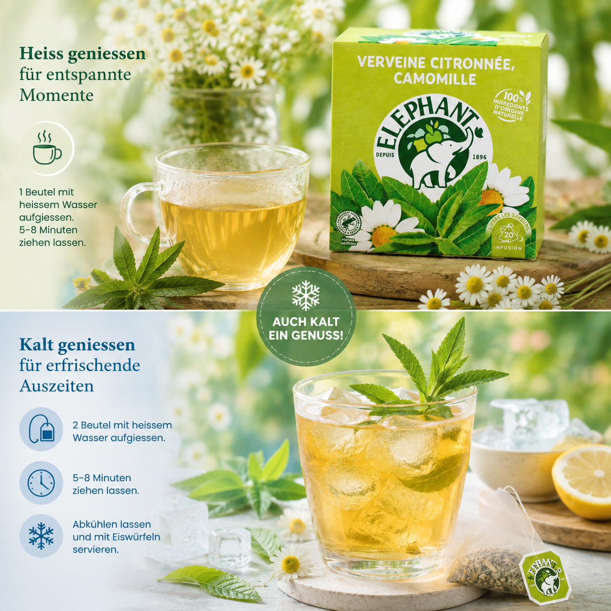 Lemon Verbena & Chamomile Infusion Tea - 20 Sachets