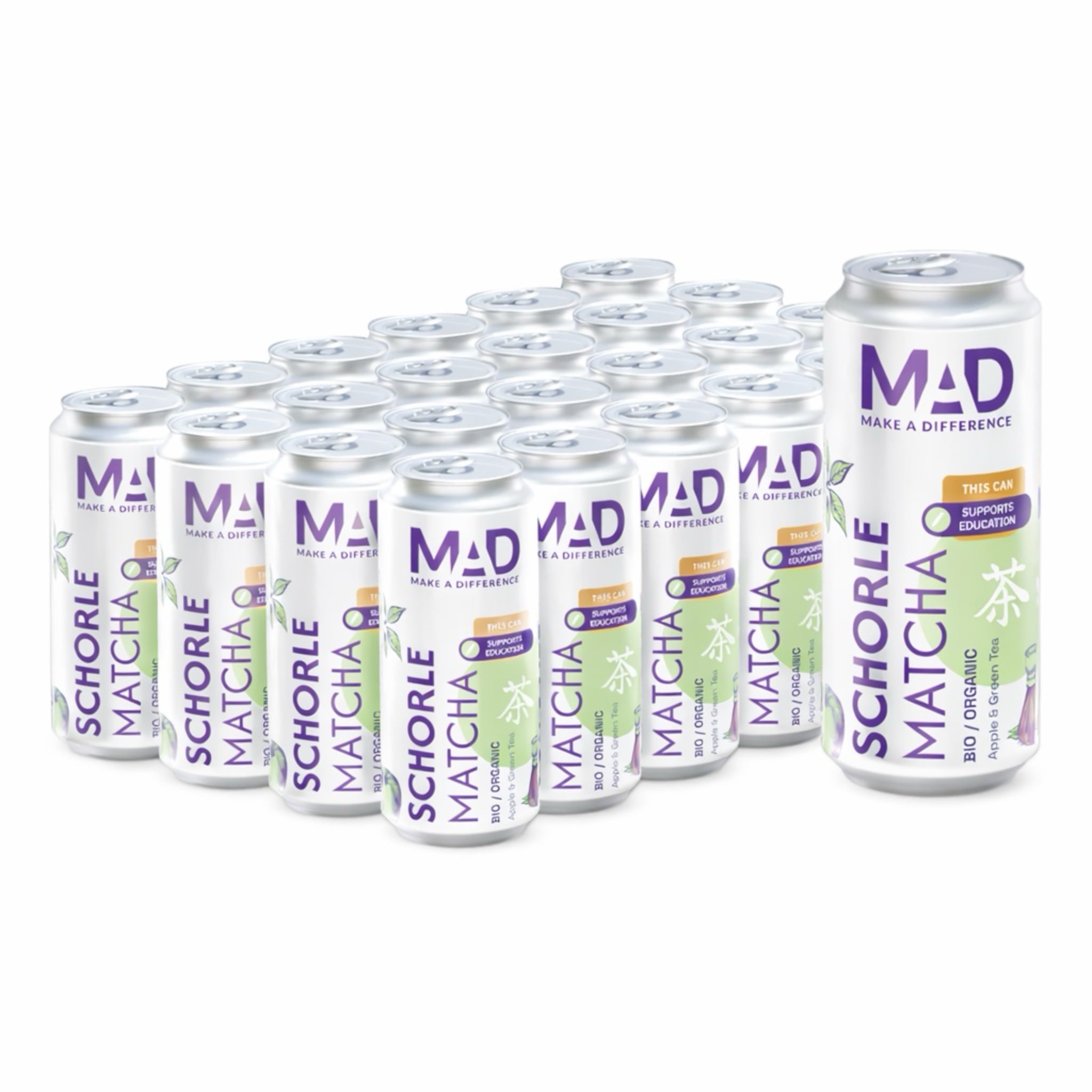 Schorle Matcha - Apfel & Grüner Tee Bio 24 x 330ml