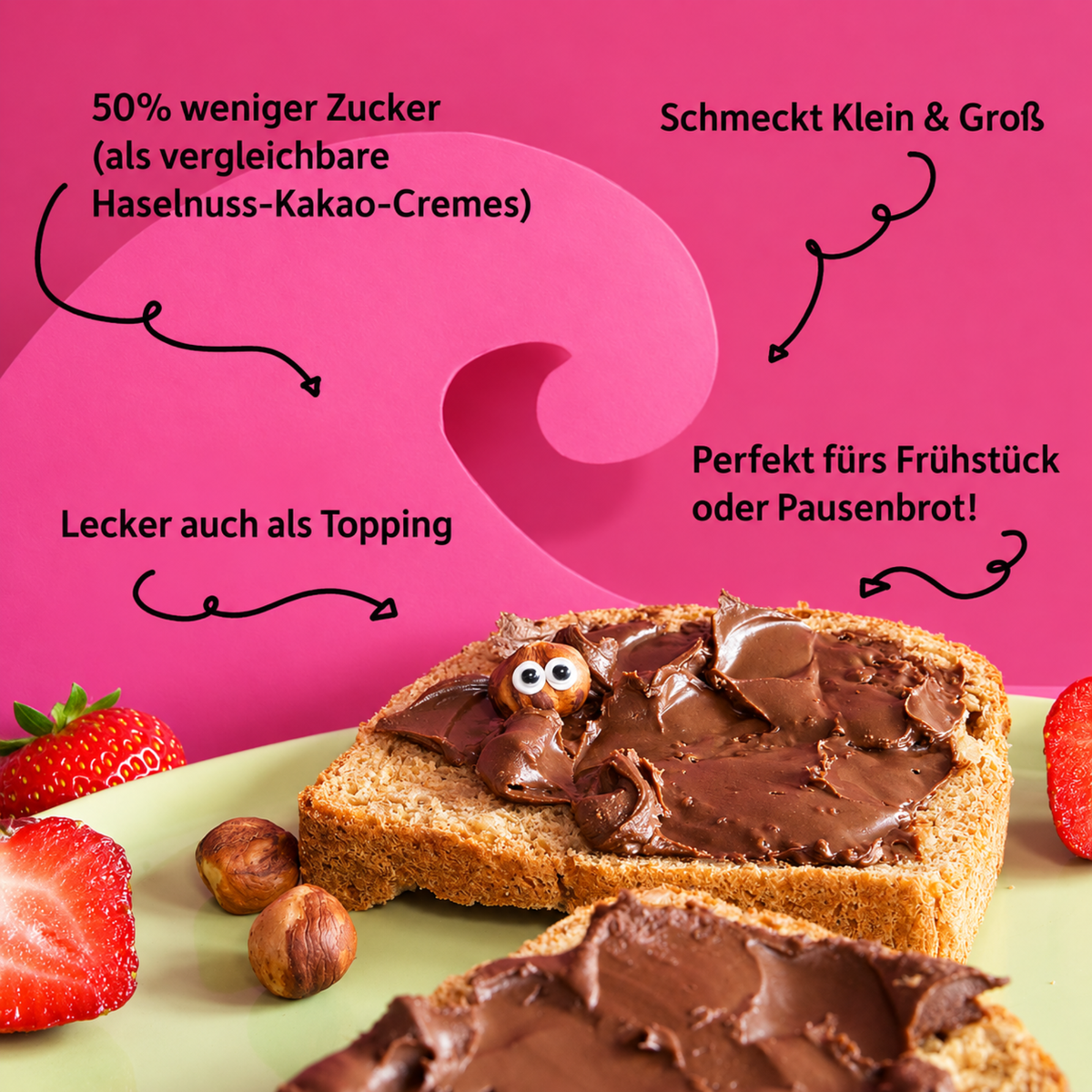 Haselnuss-Kakao-Creme Bio 180g