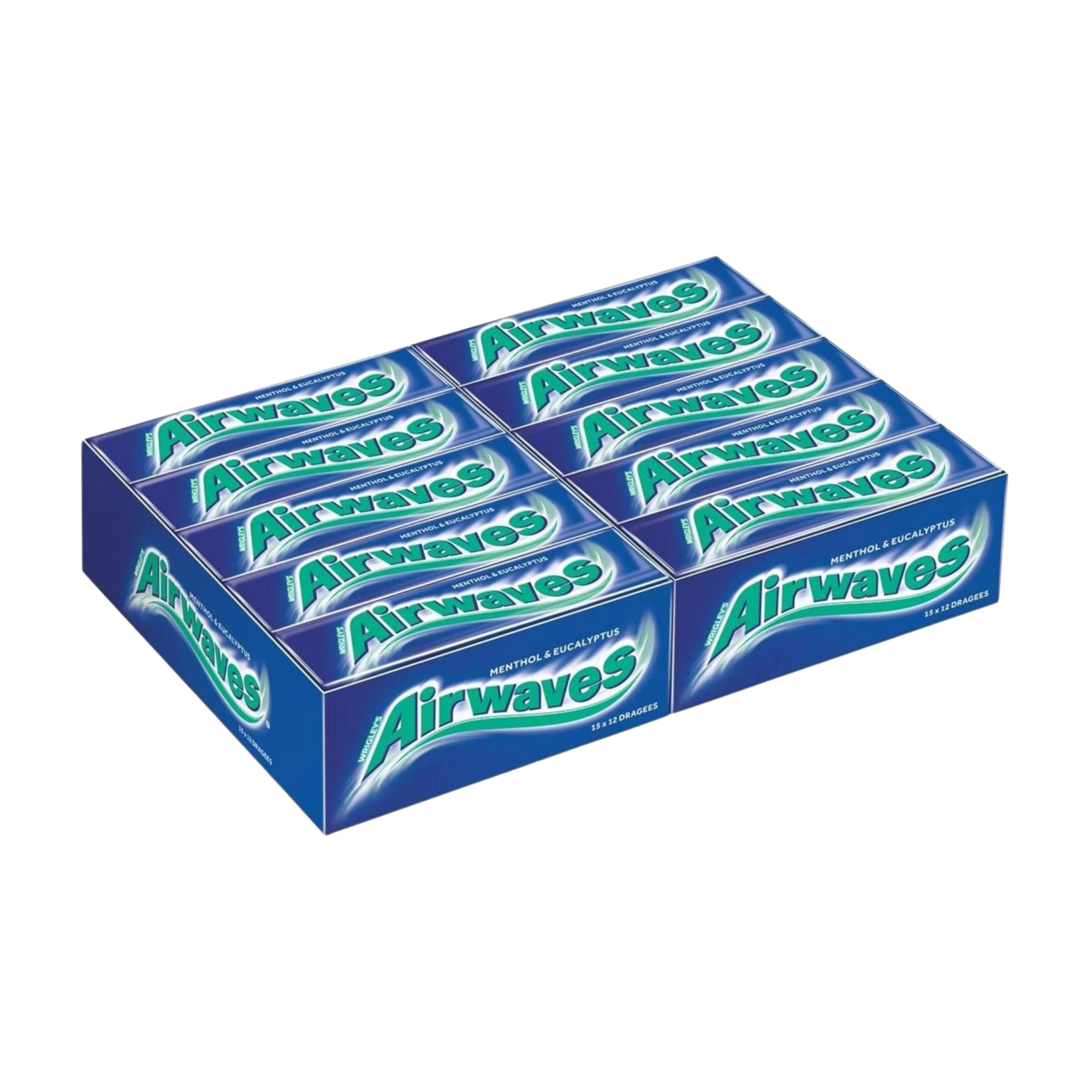 Airwaves Kaugummi - Menthol & Eucalyptus 30 x 14g