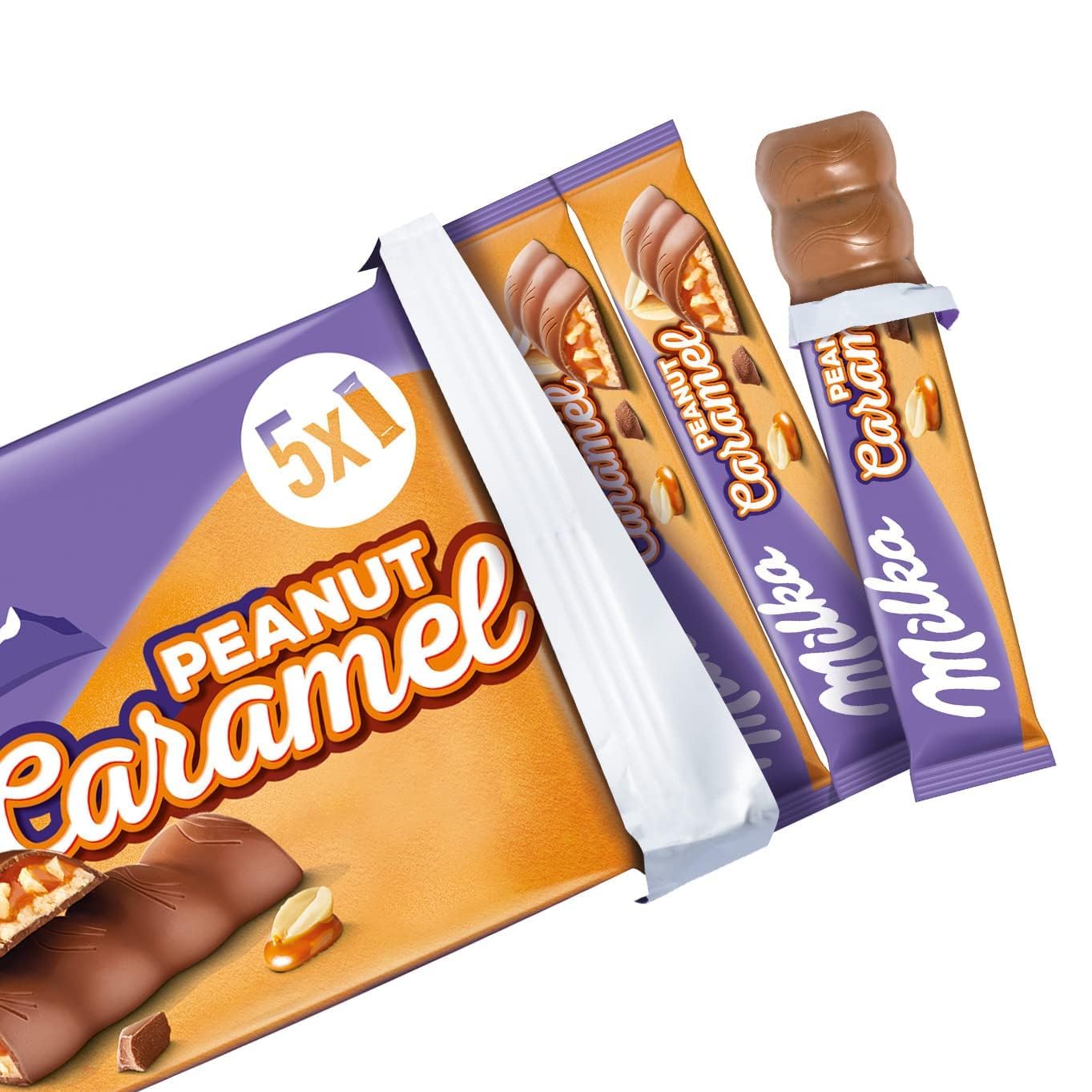 Milka Peanut Caramel Bar 185g