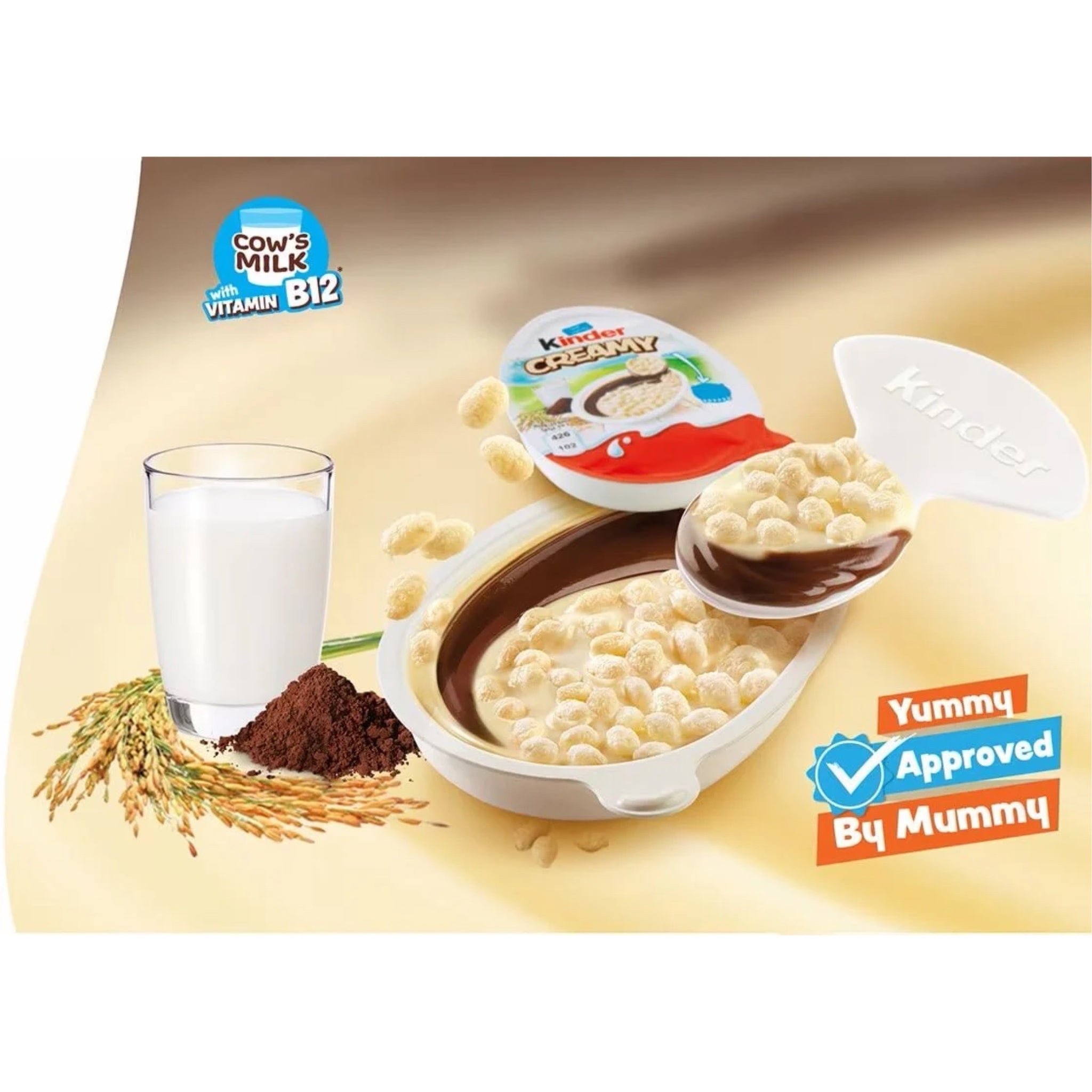 Kinder Creamy Milky & Crunchy 19g
