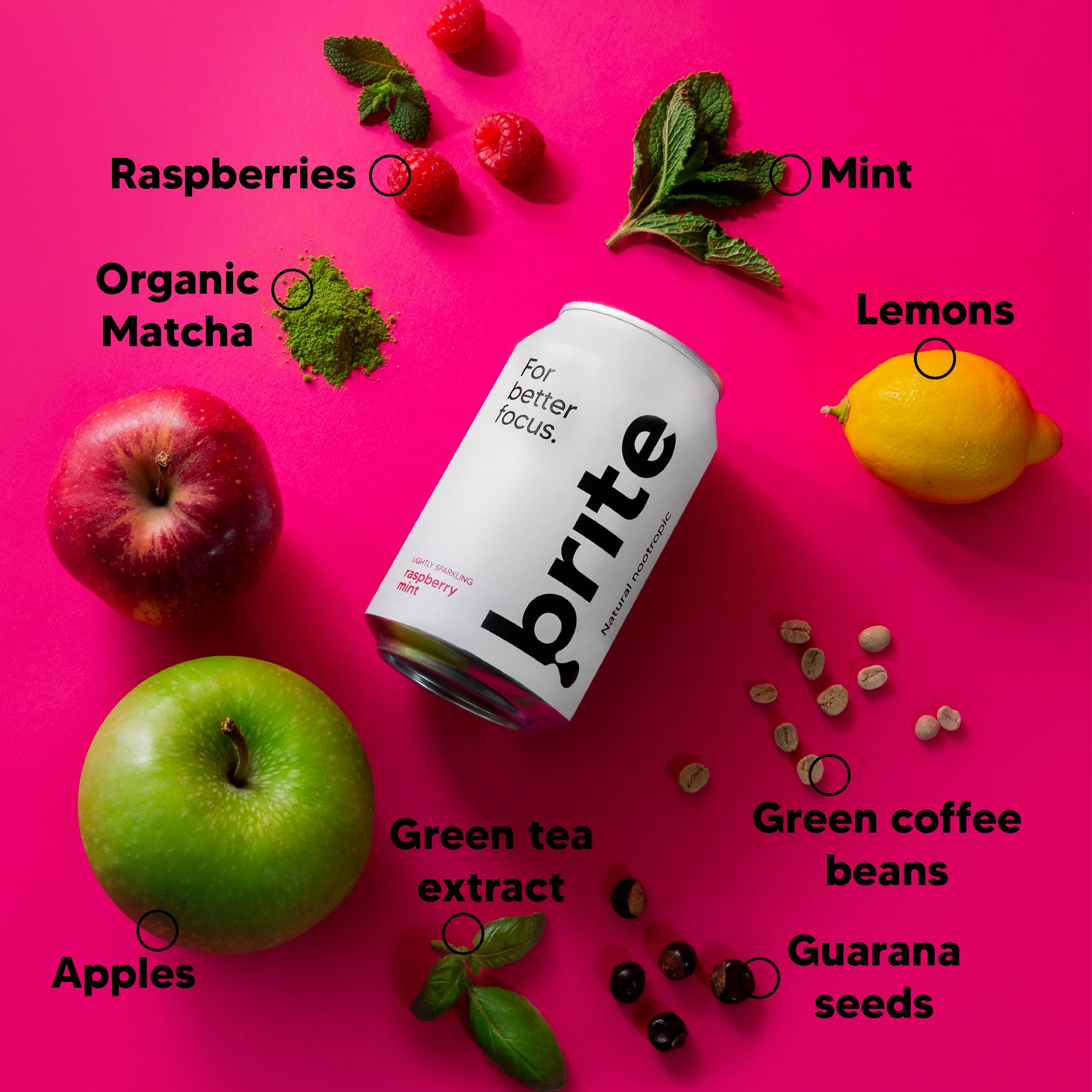 Natural Energy Drink - Himbeere Minze 330ml