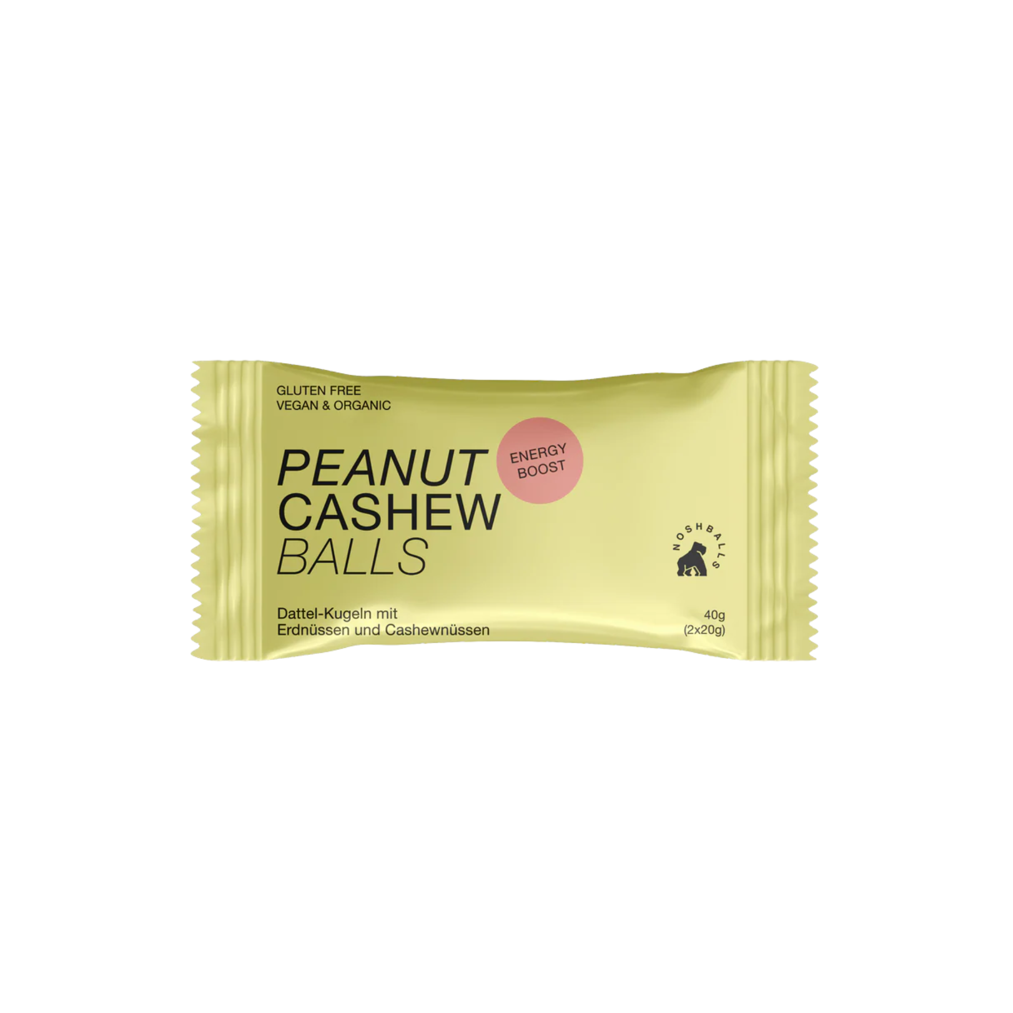 Energy Balls - Erdnuss & Cashew Bio 20 x 40g