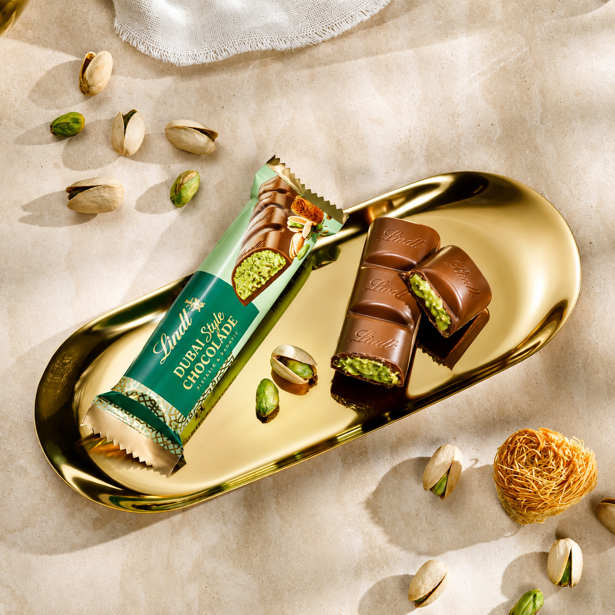 Lindt Dubai Style Chocolade Riegel 28 x 40g