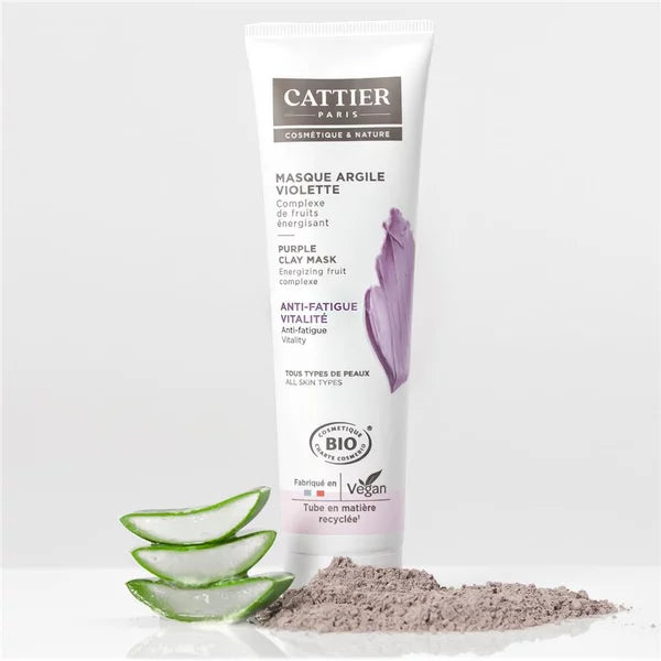 Masque visage à l'argile violette 100 ml