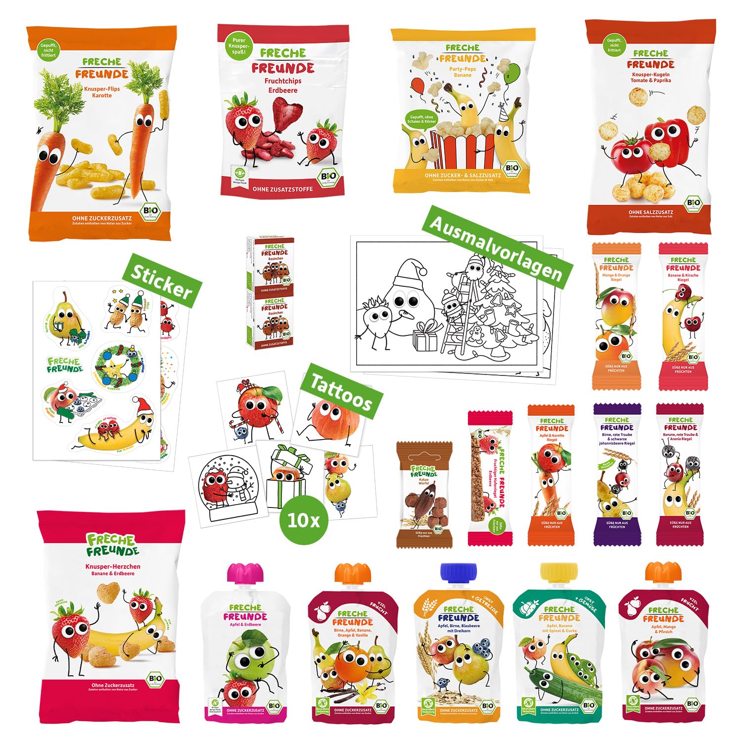 Adventskalender Freche Freunde Bio