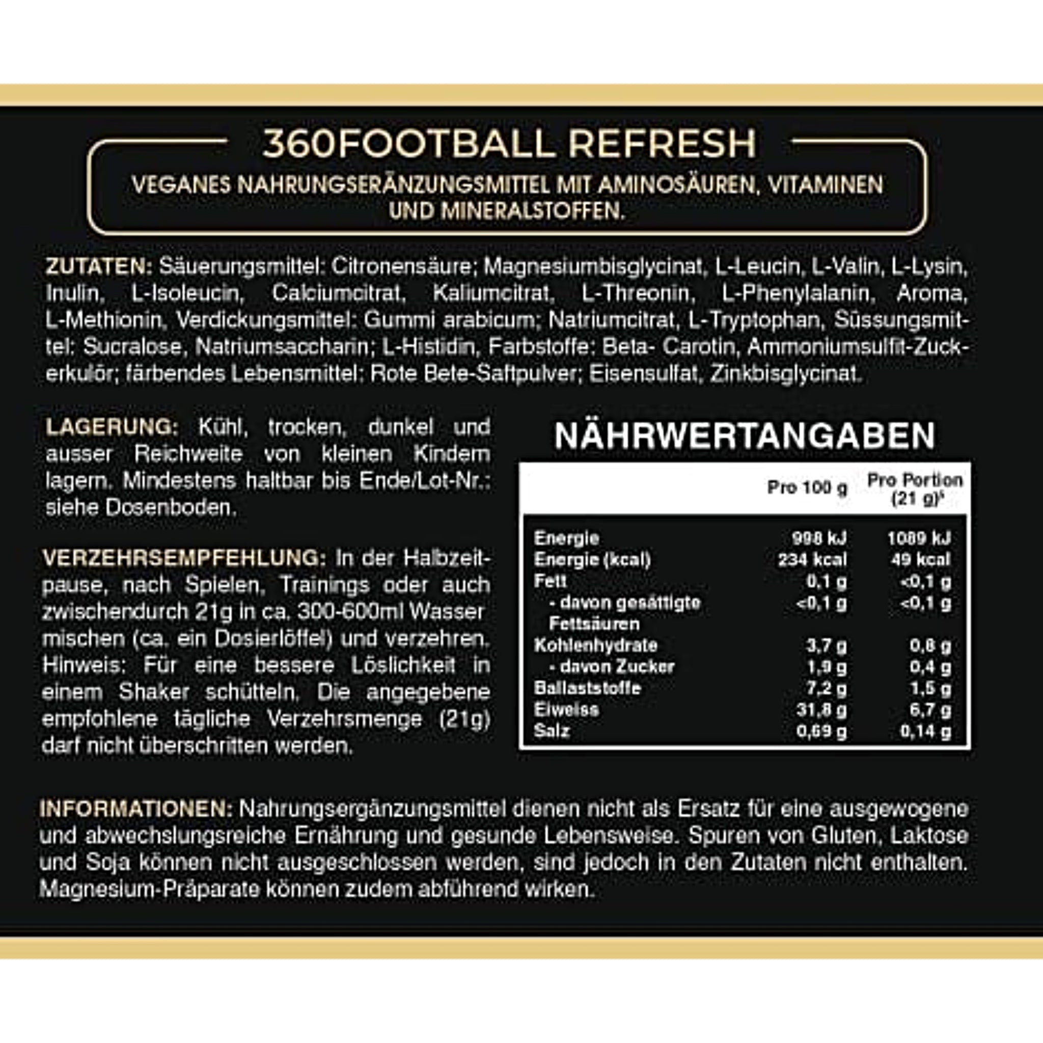 Refresh Supplement - Ice Tea Peach 500g
