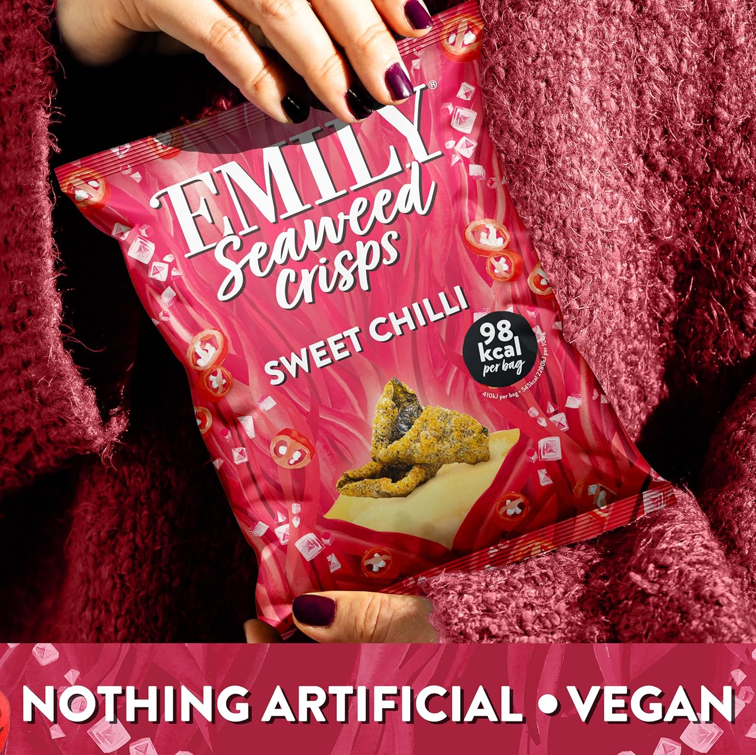 Seaweed Crisps Sweet Chili 18g